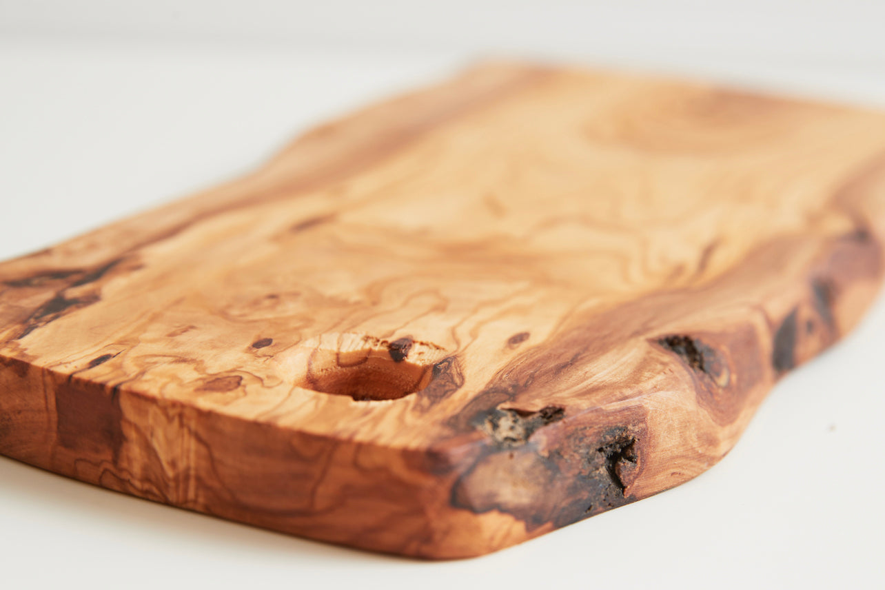 Italian Olivewood Charcuterie Board - with Hole by Verve Culture
