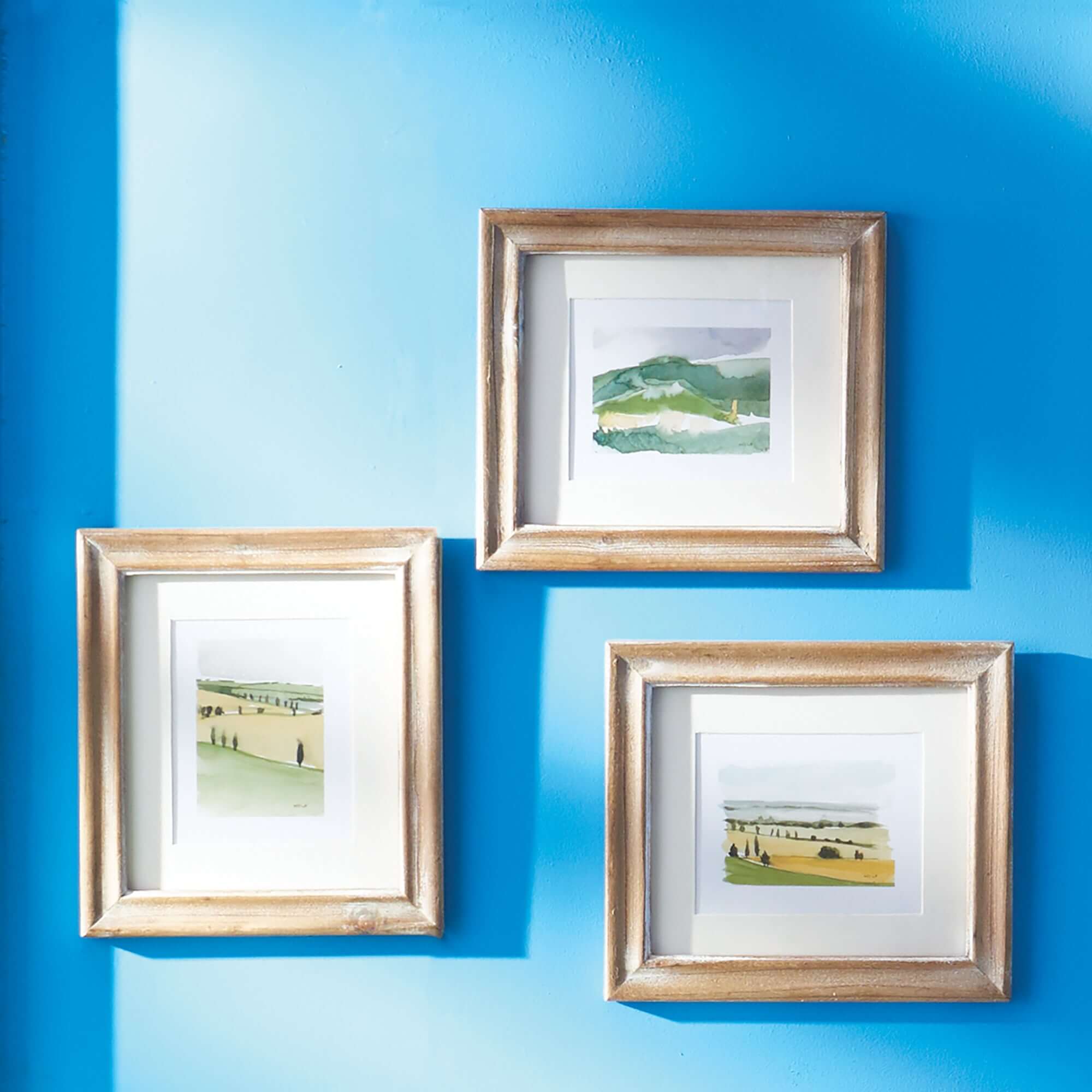 Vintage Italian Countryside Watercolor Wall Art (Set of 3)