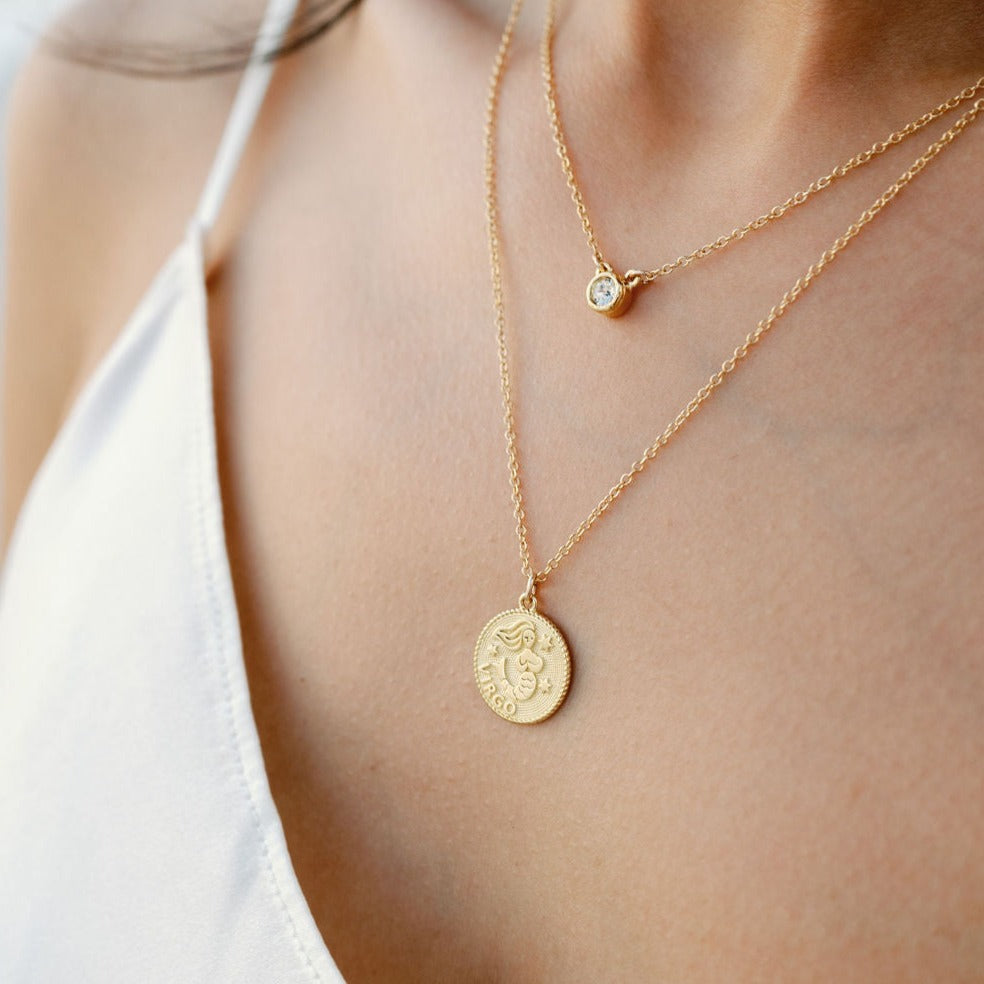 Virgo Zodiac Necklace