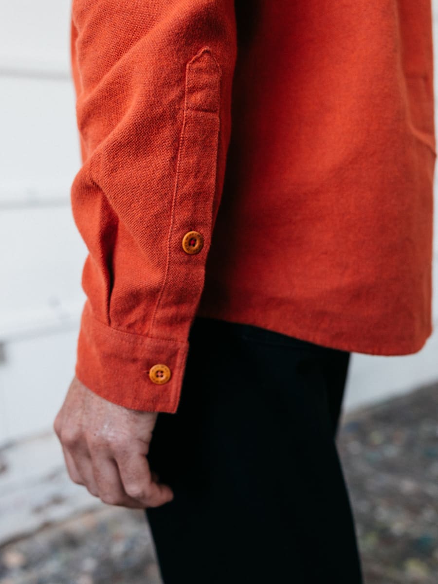 Men's Gylly Shirt - Dark Rosewood