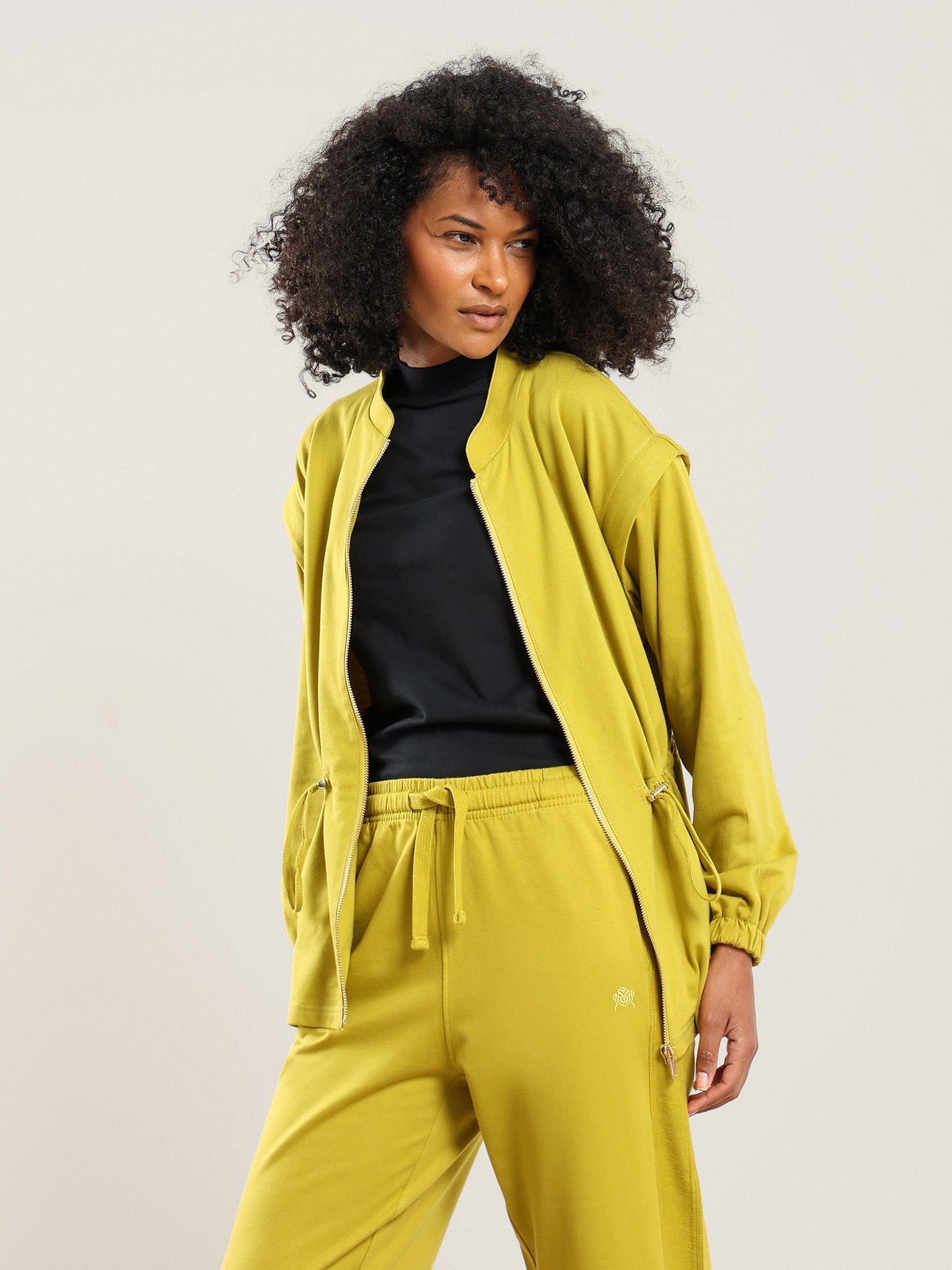 Siham Jacket - Avocado Oil