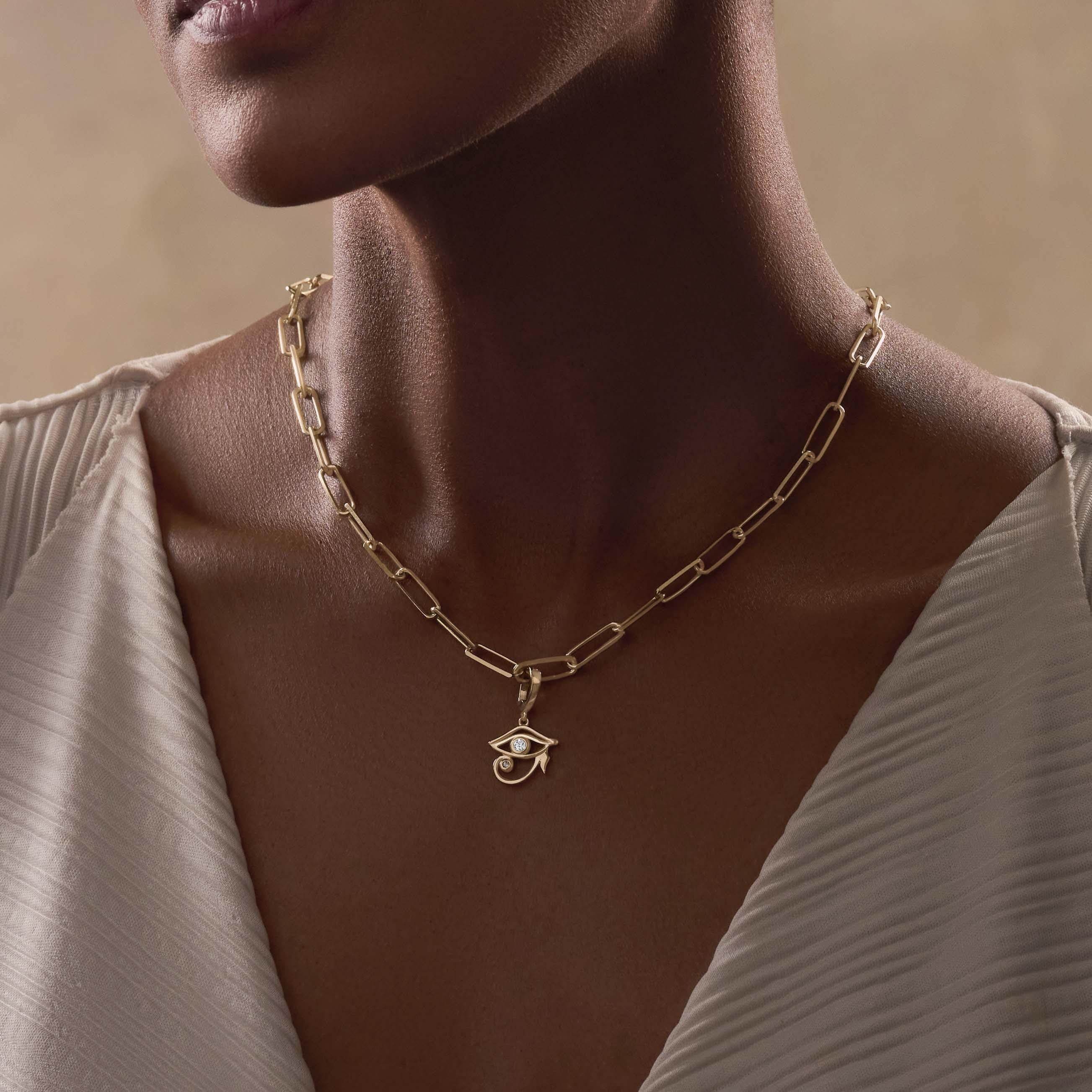 Aligned Vision Eye of Horus Charm