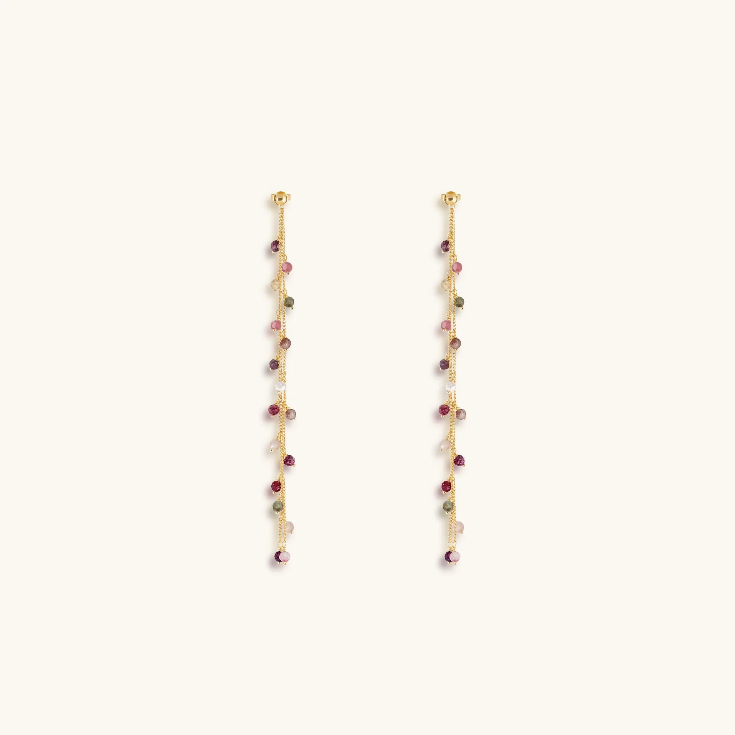 Harmony's Radiance Tourmaline Drop Earrings