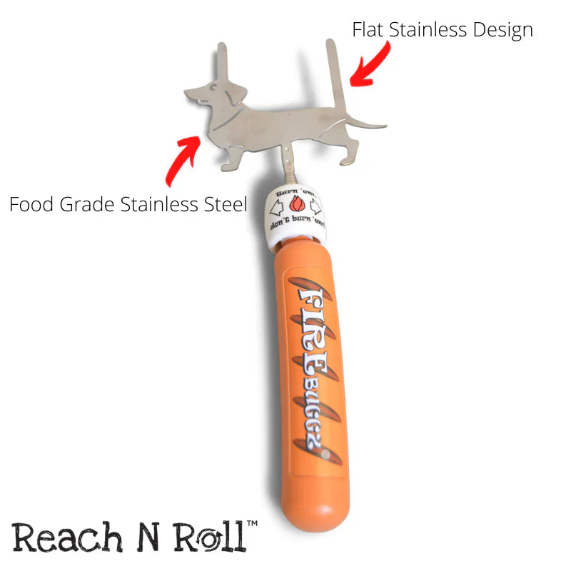 Telescoping Weiner Dog S'mores Roasting Stick