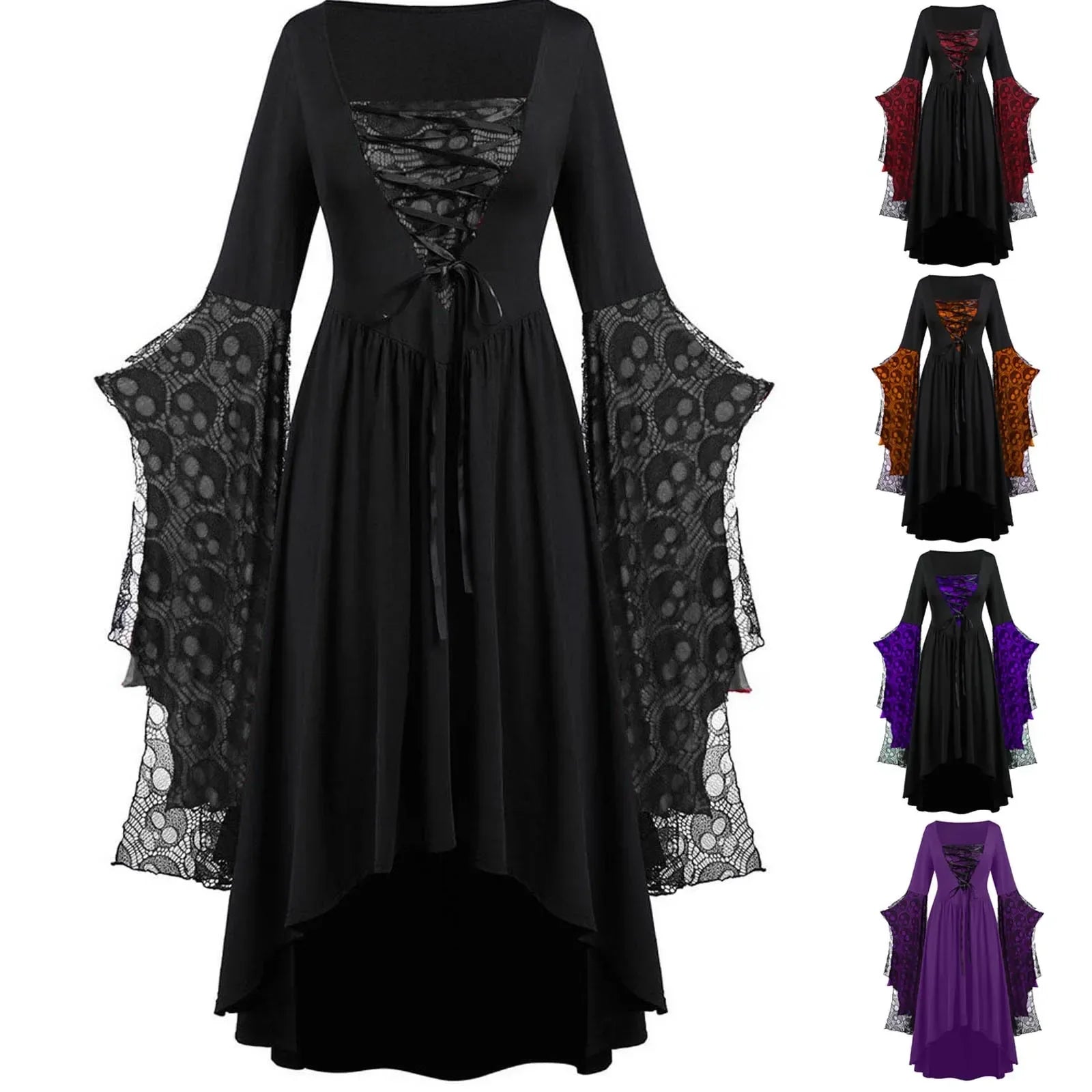 Witch Skull Costume Dresses
