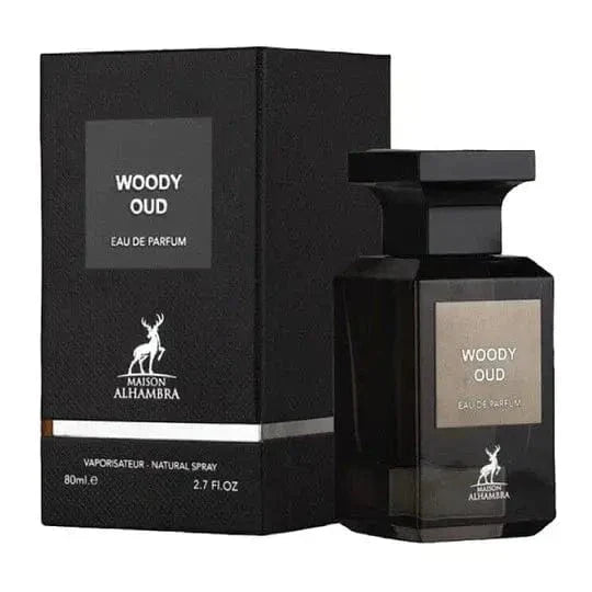 Woody Oud By Maison Alhambra For Men 2.7oz EDP Spray