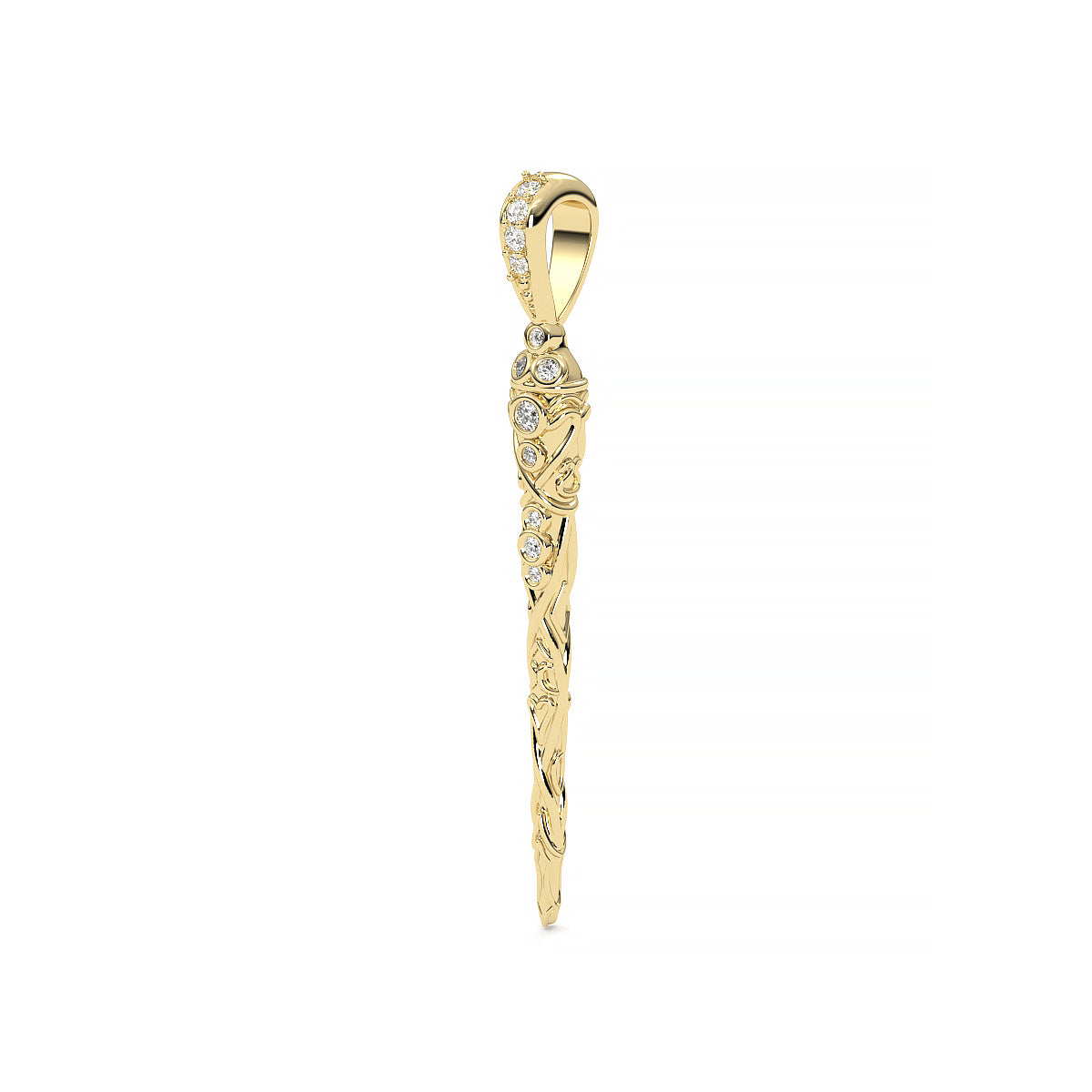 Diamond Wand Pendant