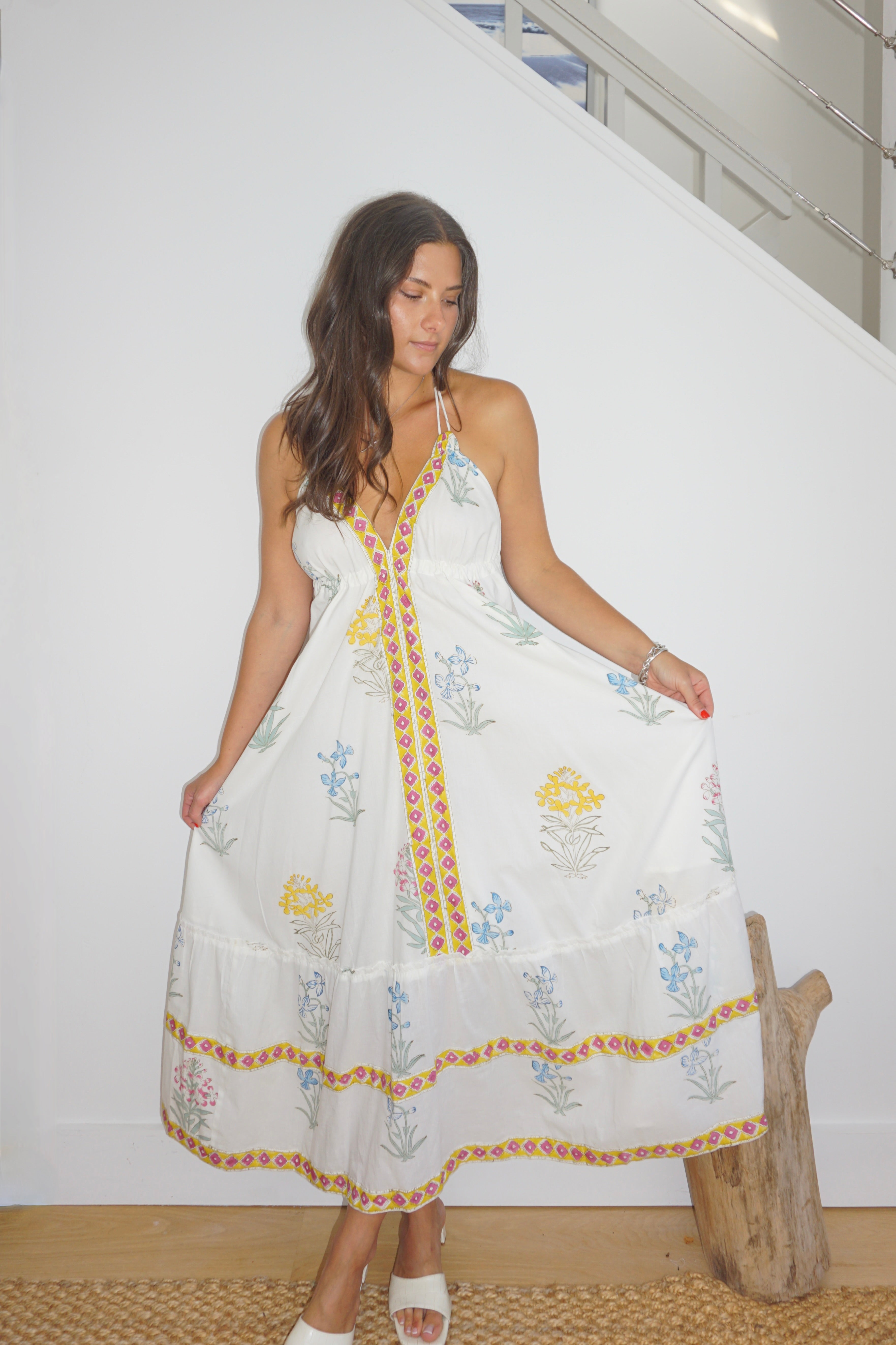 Ziggy Dress in Mixed Print Floral