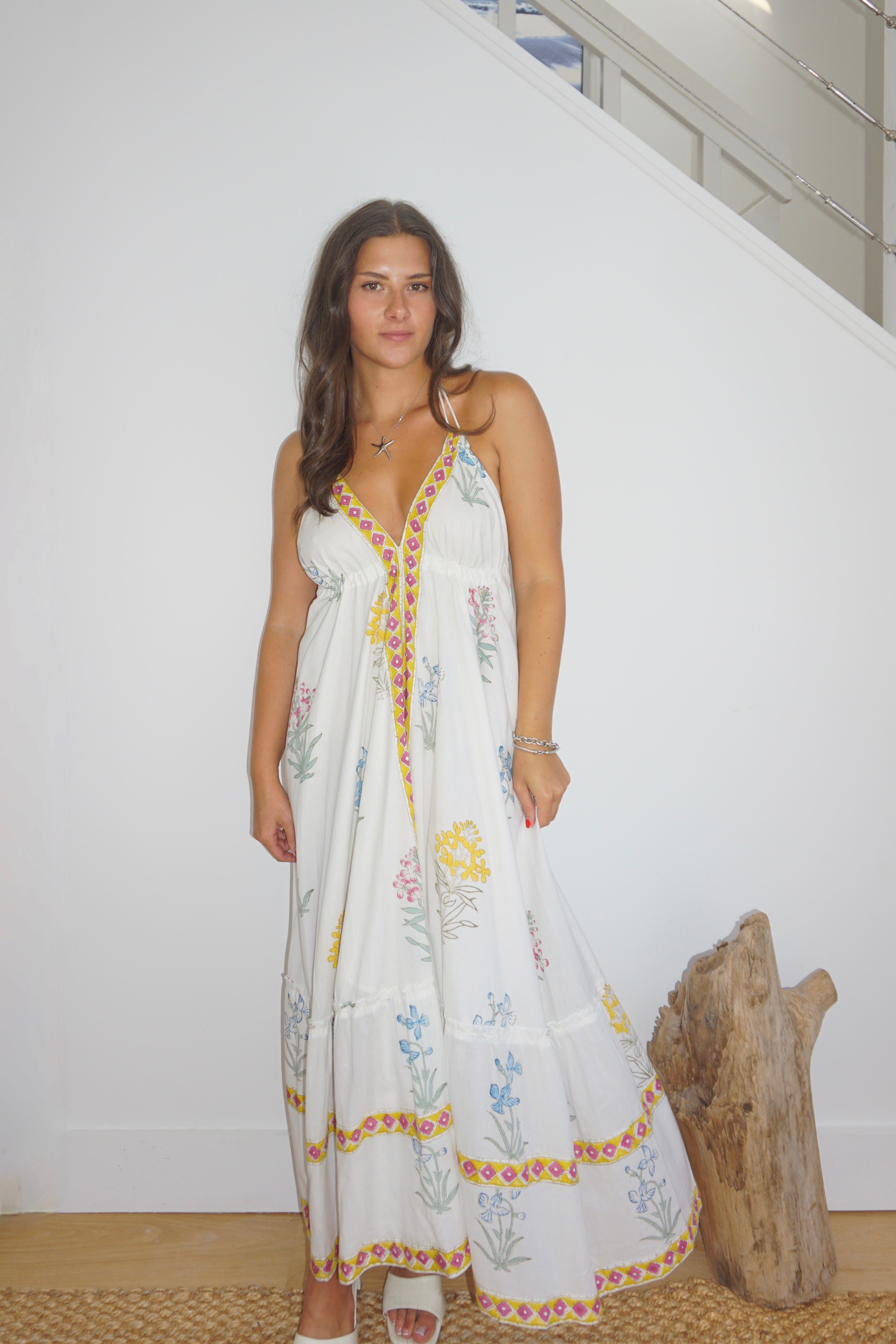 Ziggy Dress in Mixed Print Floral