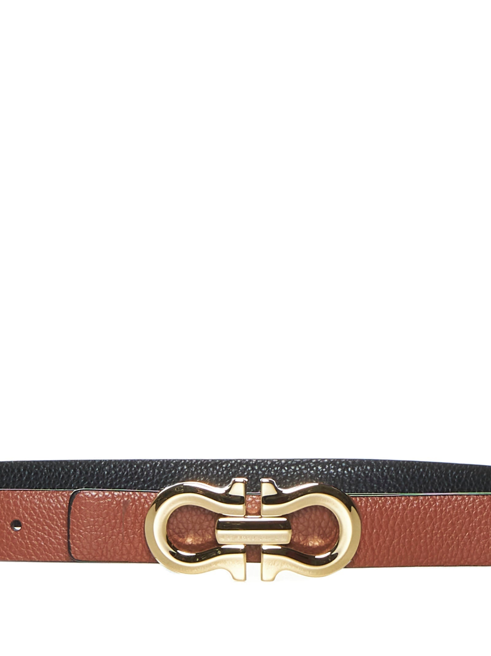 Ferragamo Women Gancini Reversible Leather Belt Ferragamo