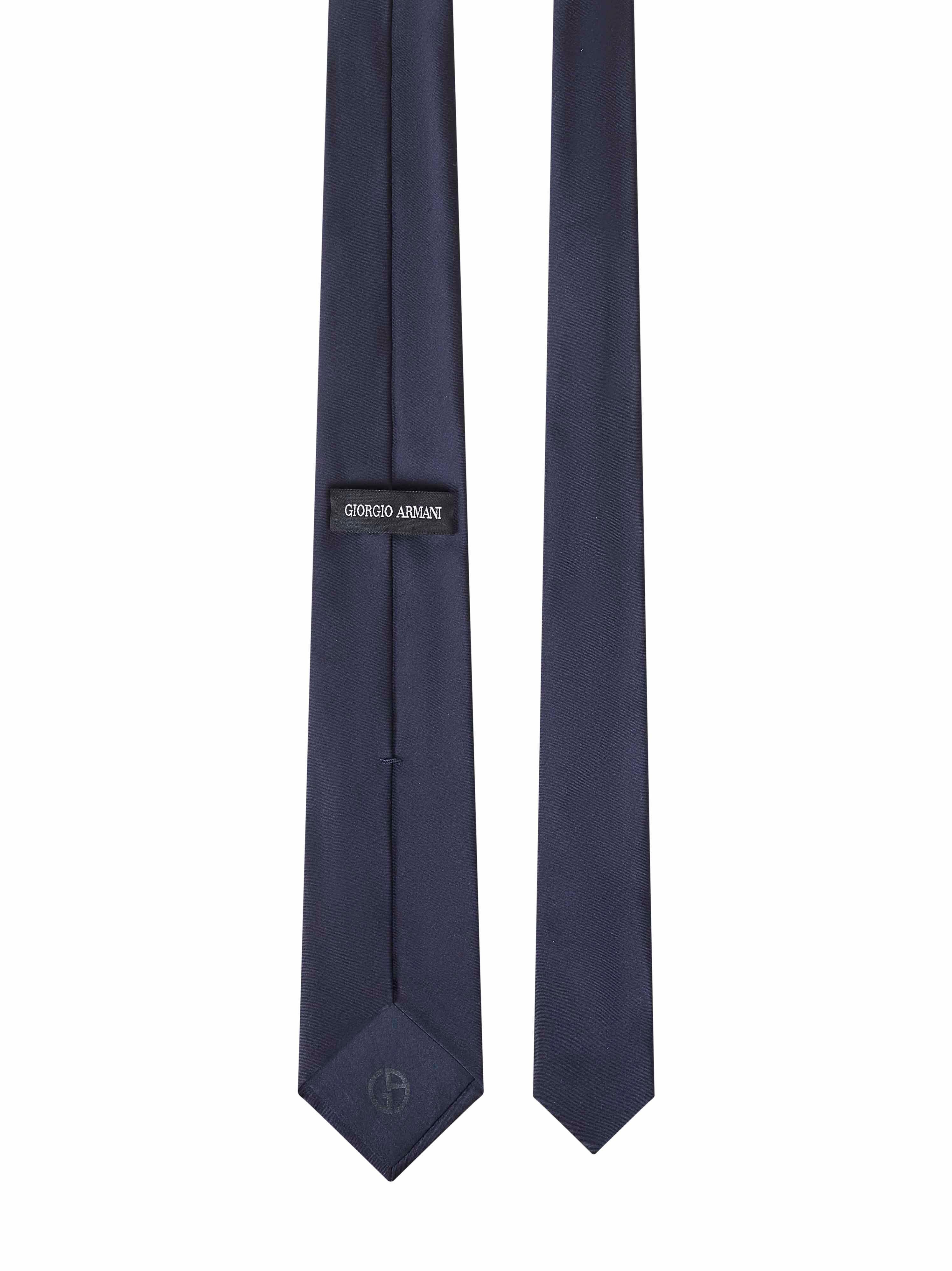 Giorgio Armani Men Blue Silk Tie