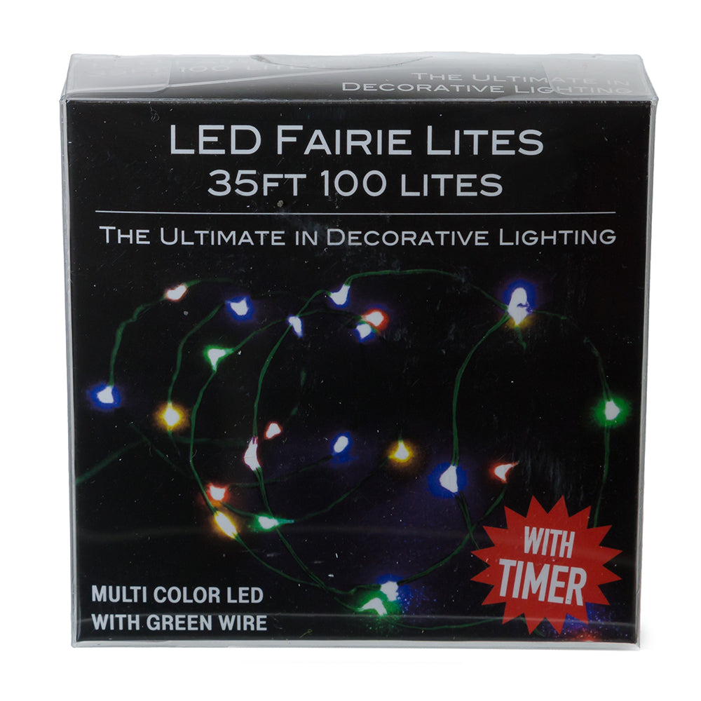 100-Light Battery Operated Multicolor Fairy Lights