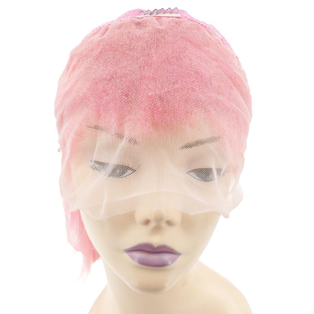 Cotton Candy 13x4 Transparent Lace Front 100% Human Hair Bob Wig