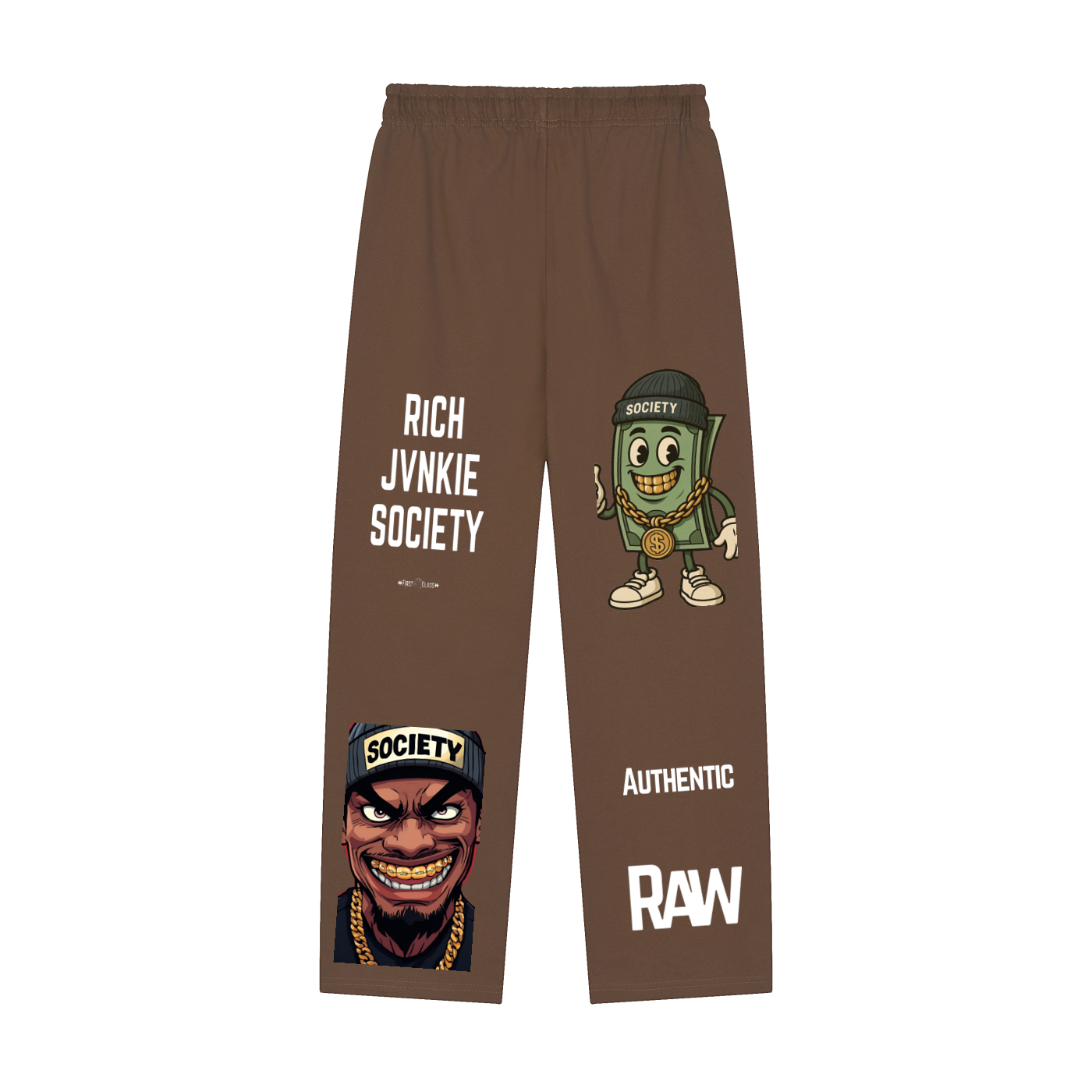 RICHJVNKIE SOCIETY Straight Leg Joggers