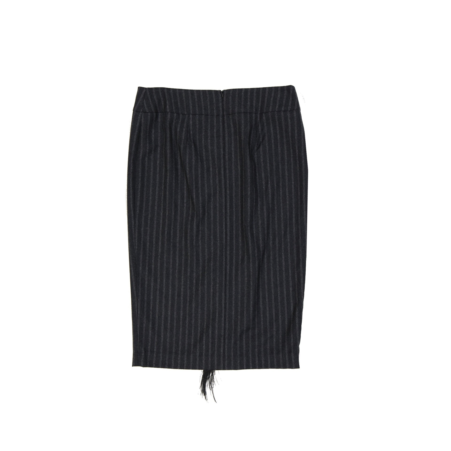Brunello Cucinelli Wool Striped Skirt Women