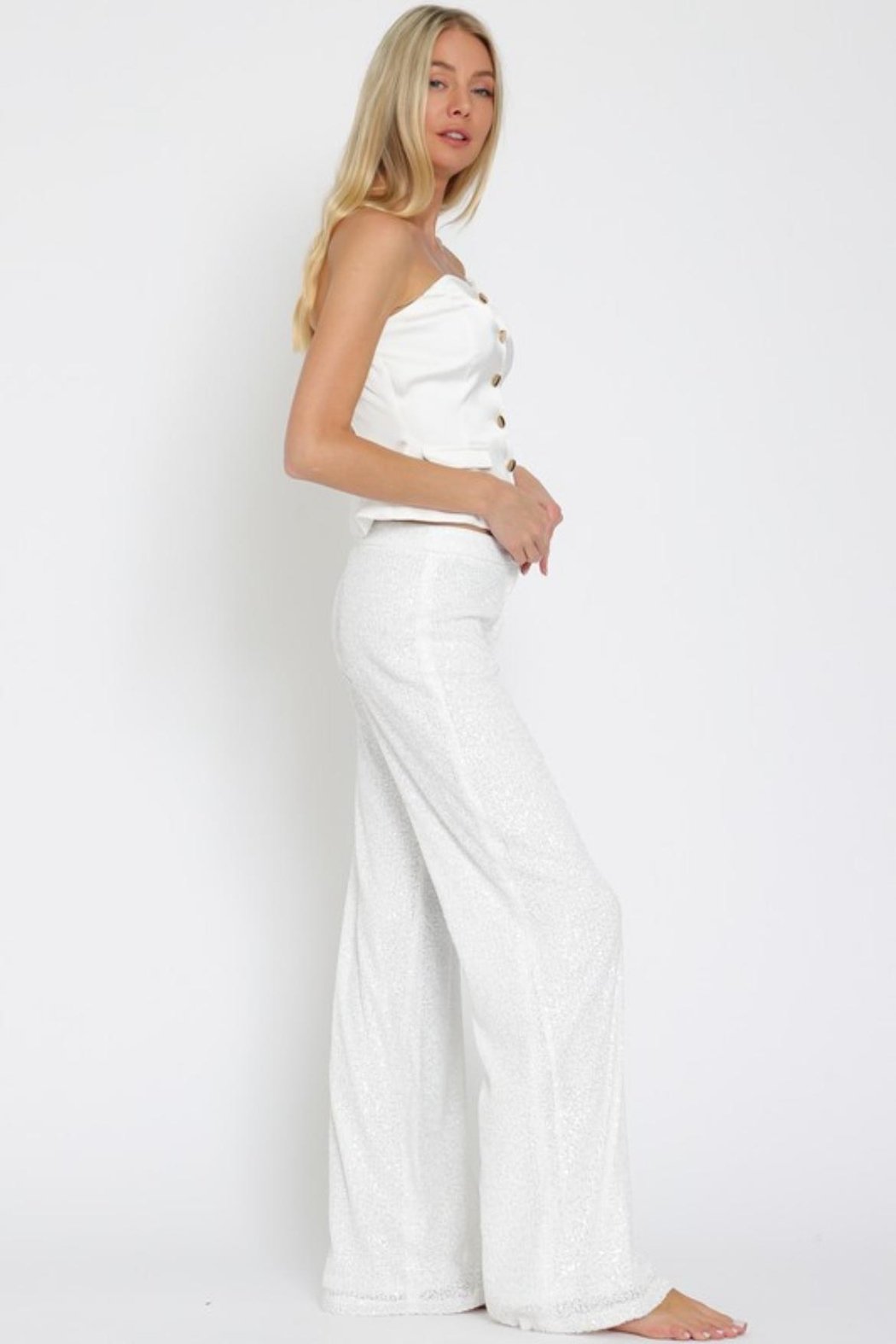 Sequin Pants Set