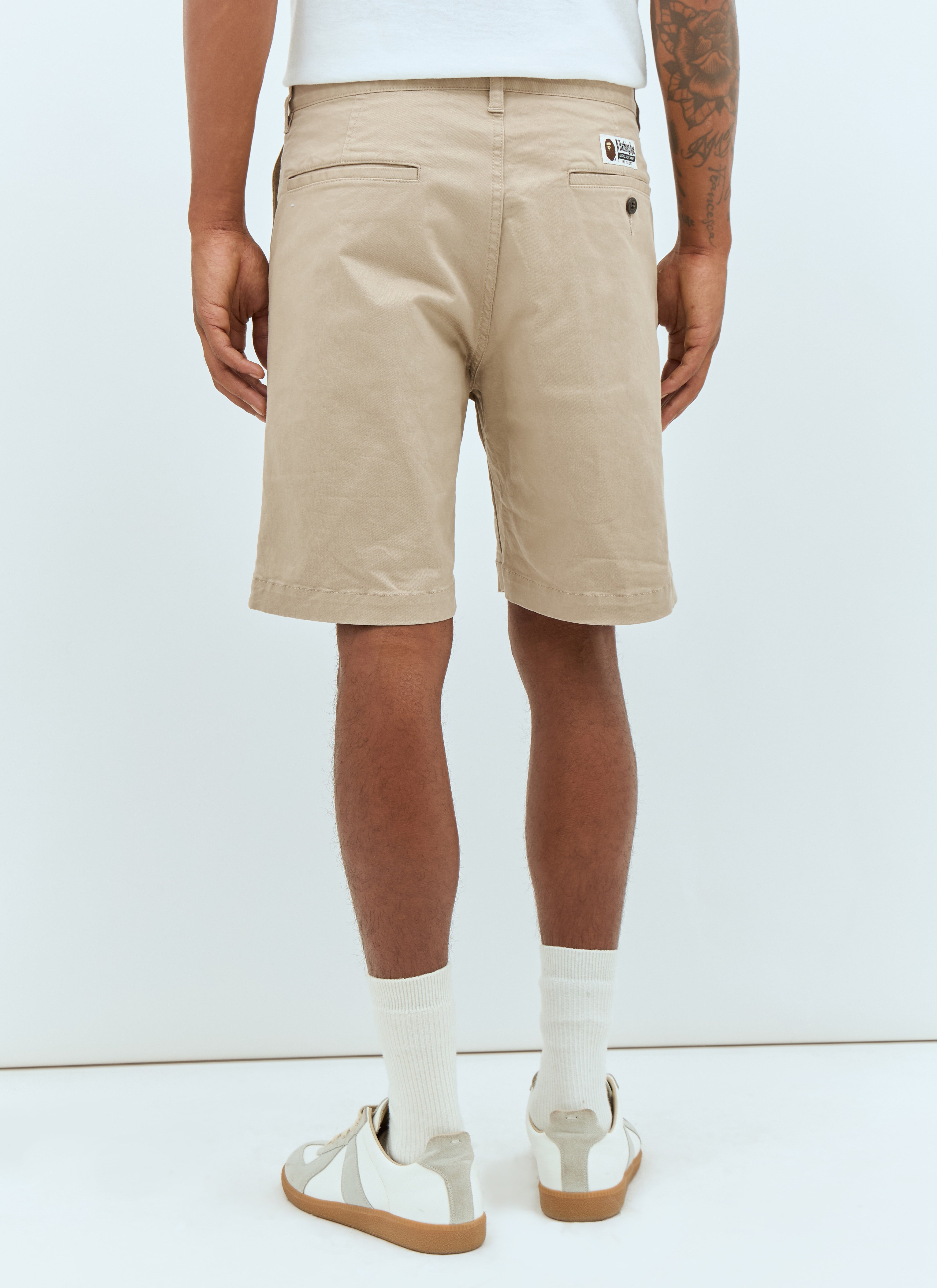 A Bathing Ape® Men Ape Head One Point Chino Shorts