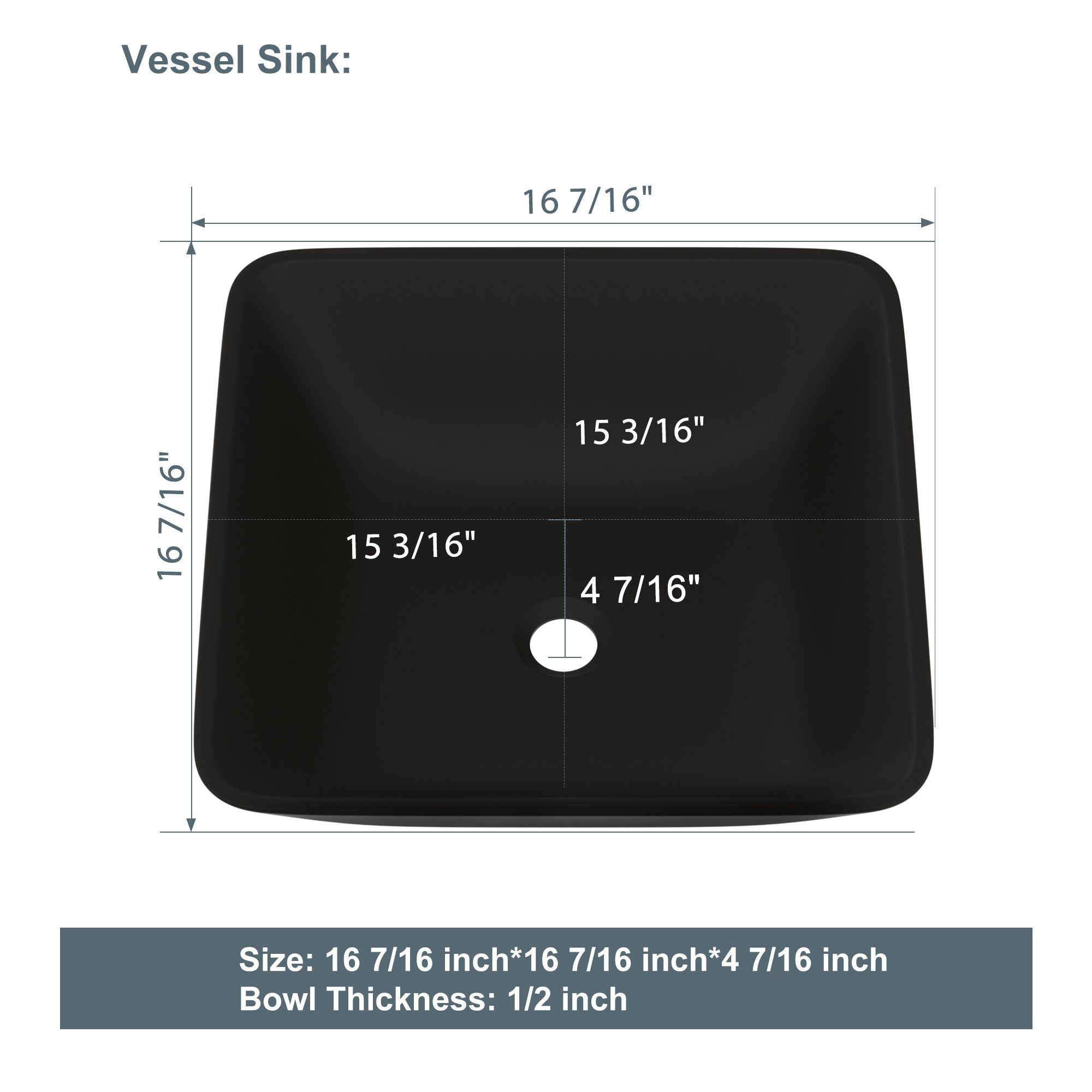 Above Counter Artistic Tempered Glass Bathroom Sink Transparent Counter Top Bathroom Single Bowl Vessel Basin