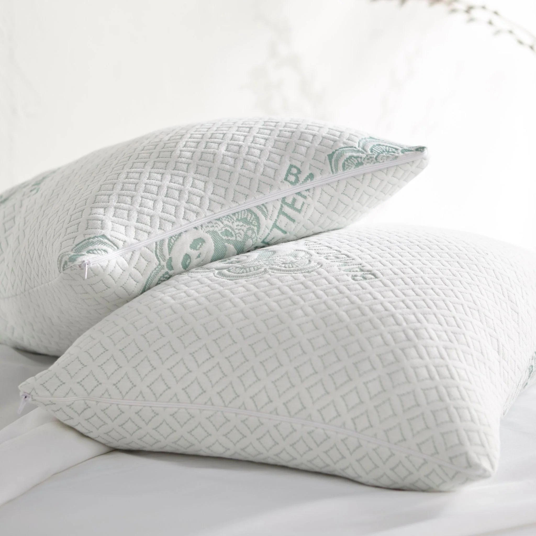 Adjustable Bamboo Cooling Pillow – Memory Foam Comfort