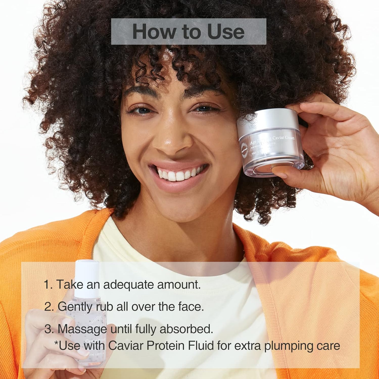 Age Defying Caviar Cream – Premium Anti-Aging Moisturizer with 12% Caviar Extract and Glutathione for Face and Neck (50ml/1.69 oz)