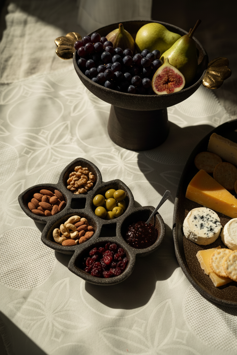 Handmade Stoneware Serving Dish "PUMPERNICKEL"
