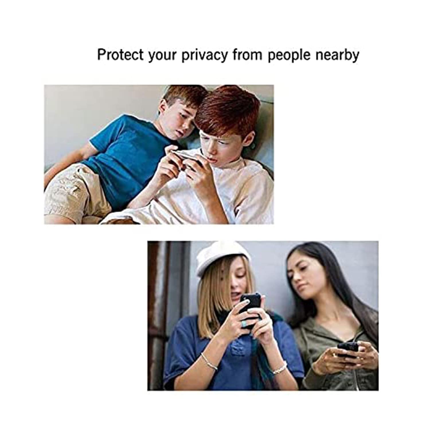 Ailun 3 Pack Privacy Screen Protector for iPhone 16 Pro Max [6.9 inch]+ 3 Pack Camera Lens Protector,Dynamic Island Compatible,Anti Spy Tempered Glass[9H Hardness]-HD