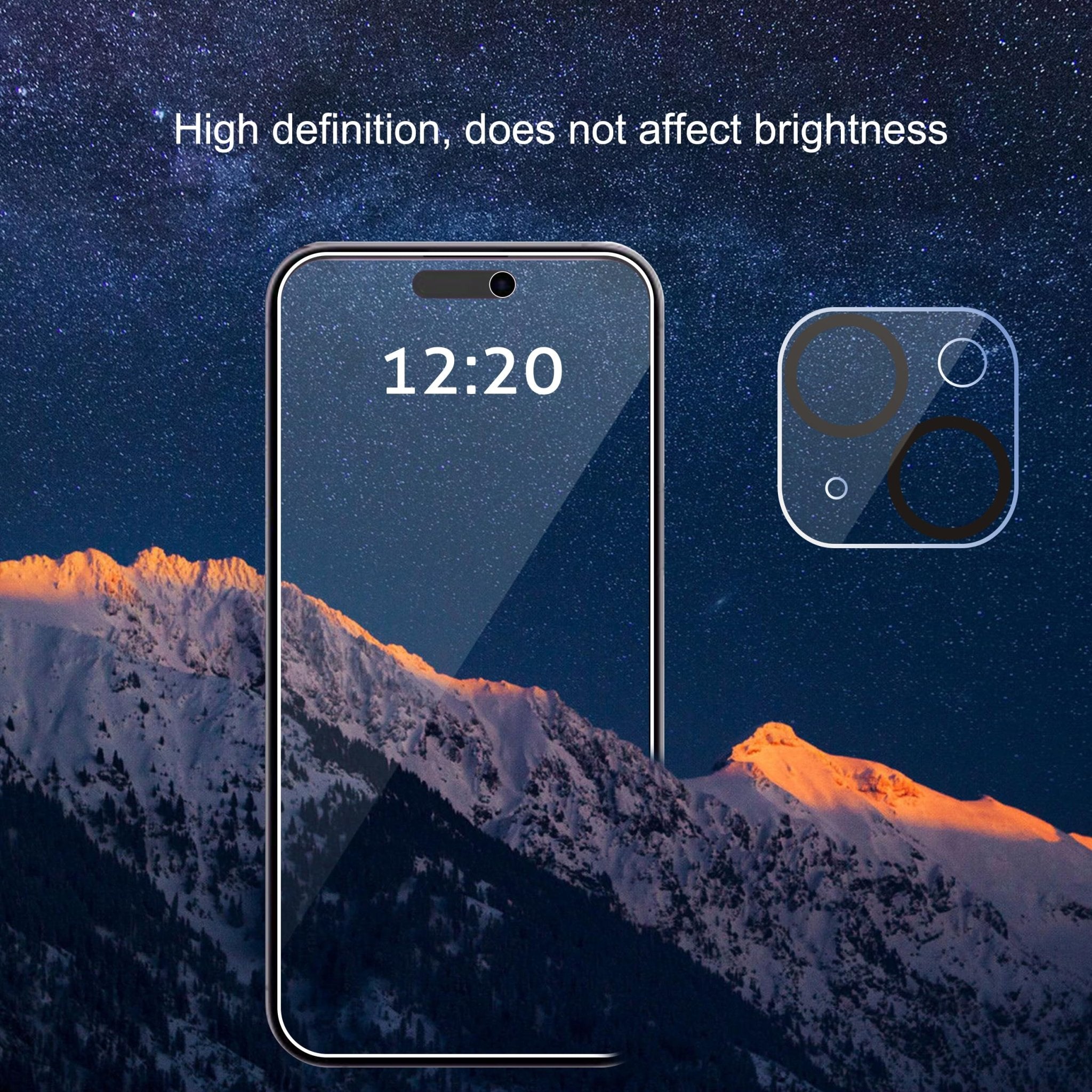 Ailun 3 Pack Privacy Screen Protector for iPhone 16 Pro Max [6.9 inch]+ 3 Pack Camera Lens Protector,Dynamic Island Compatible,Anti Spy Tempered Glass[9H Hardness]-HD