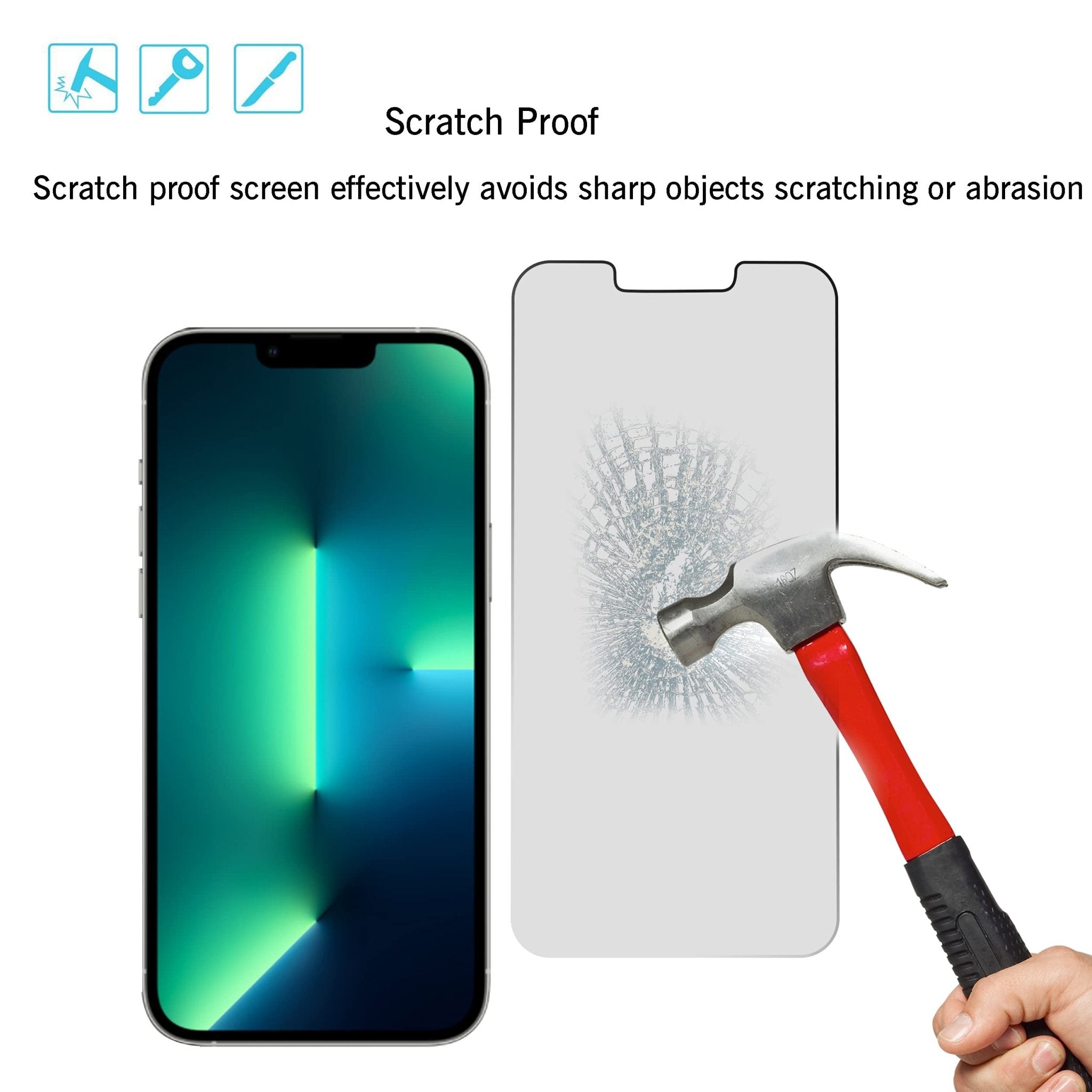 Ailun 3 Pack Privacy Screen Protector for iPhone 16 Pro Max [6.9 inch]+ 3 Pack Camera Lens Protector,Dynamic Island Compatible,Anti Spy Tempered Glass[9H Hardness]-HD