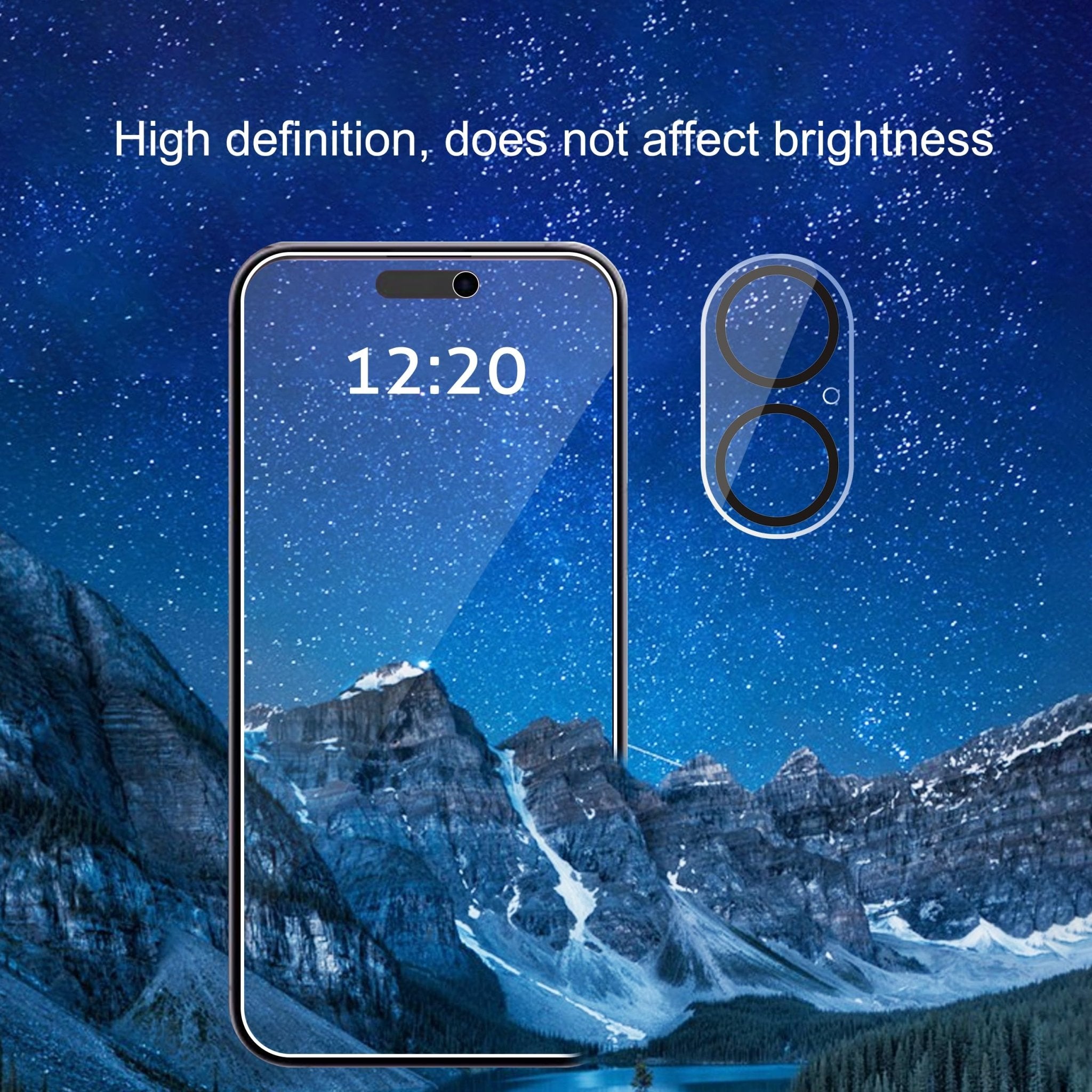 Ailun 3 Pack Privacy Screen Protector for iPhone 16 Pro Max [6.9 inch]+ 3 Pack Camera Lens Protector,Dynamic Island Compatible,Anti Spy Tempered Glass[9H Hardness]-HD