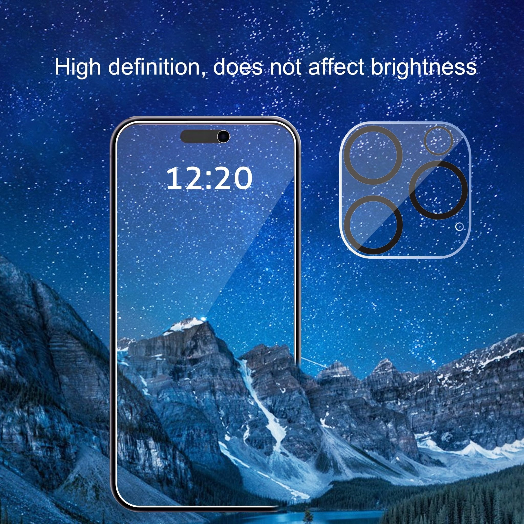 Ailun 3 Pack Privacy Screen Protector for iPhone 16 Pro Max [6.9 inch]+ 3 Pack Camera Lens Protector,Dynamic Island Compatible,Anti Spy Tempered Glass[9H Hardness]-HD