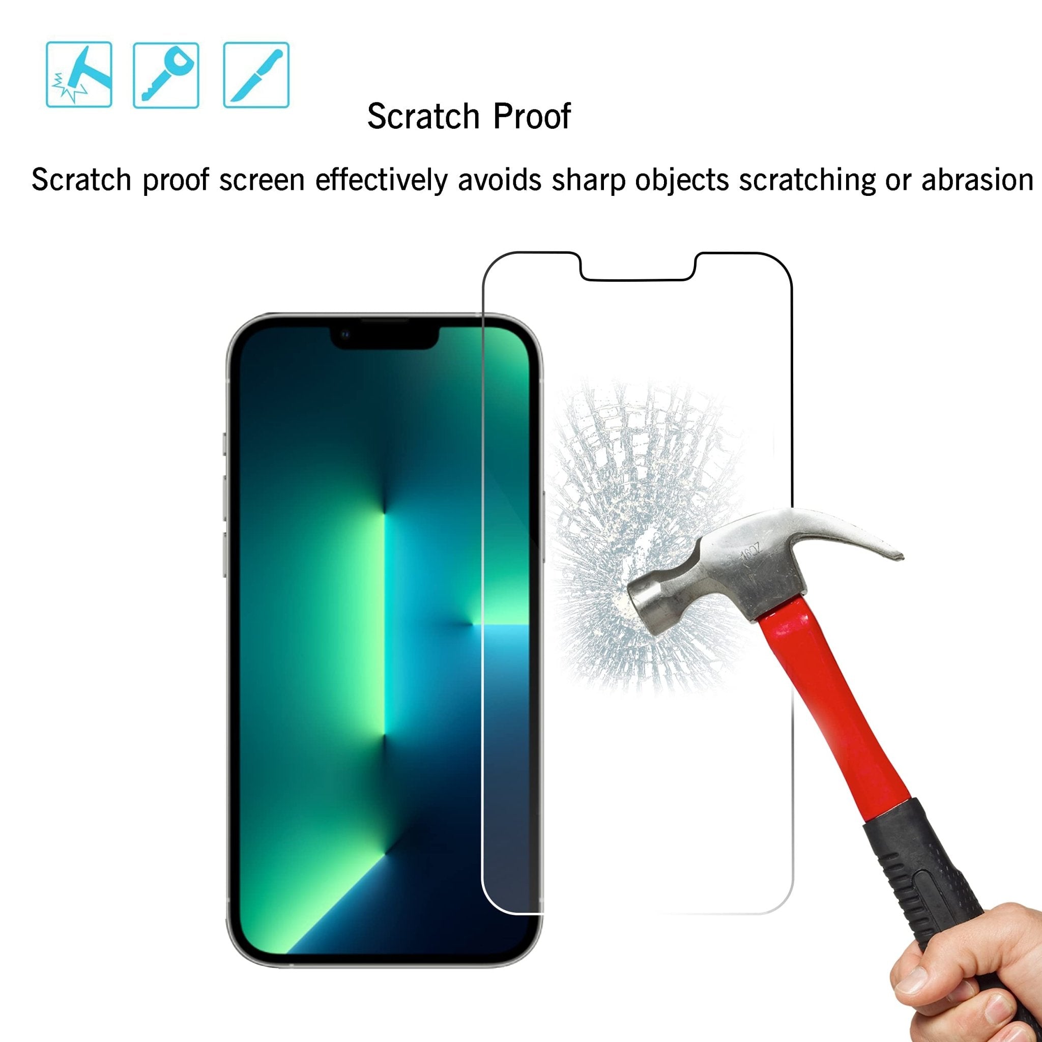 Ailun 3 Pack Screen Protector for iPhone 16 Pro Max [6.9 inch] + 3 Pack Camera Lens Protector with Installation Frame,Sensor Protection,Dynamic Island Compatible,Case Friendly Tempered Glass Film