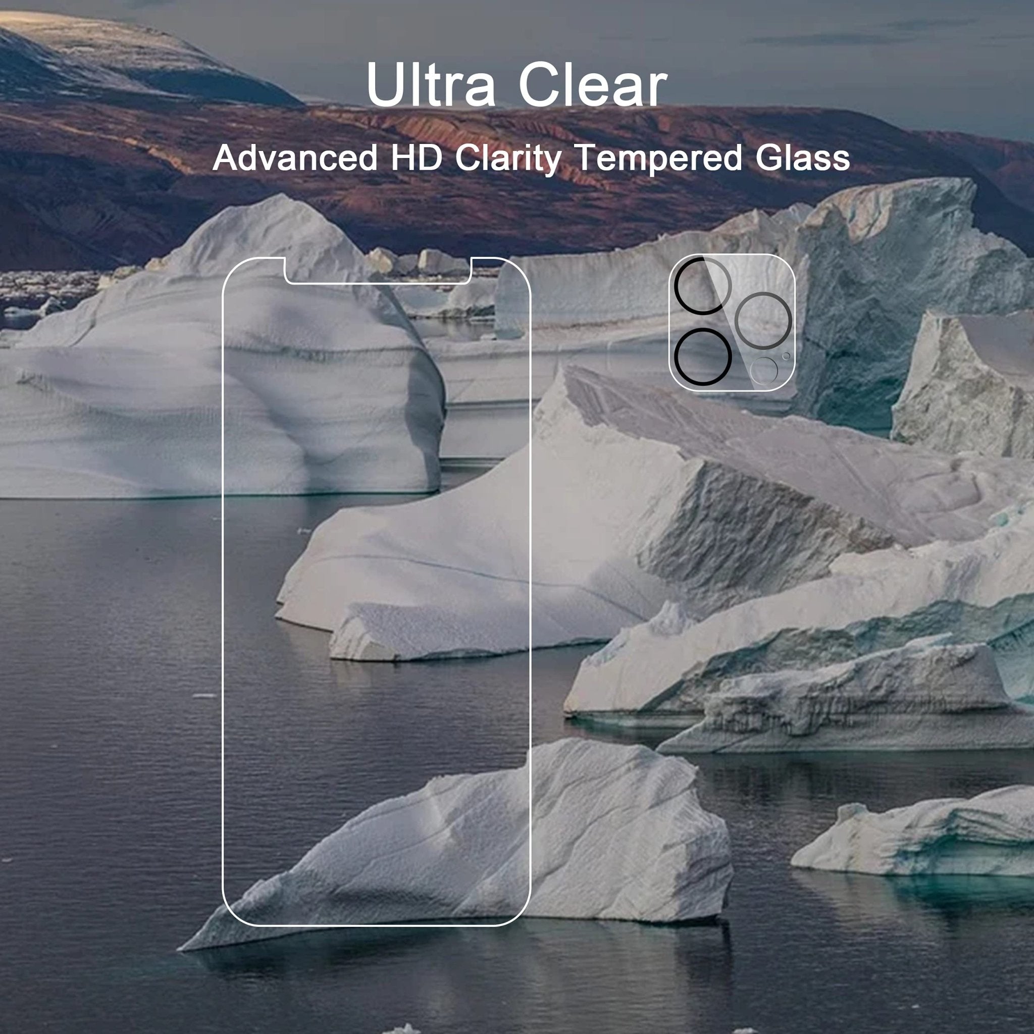 Ailun 3 Pack Screen Protector for iPhone 16 Pro Max [6.9 inch] + 3 Pack Camera Lens Protector with Installation Frame,Sensor Protection,Dynamic Island Compatible,Case Friendly Tempered Glass Film