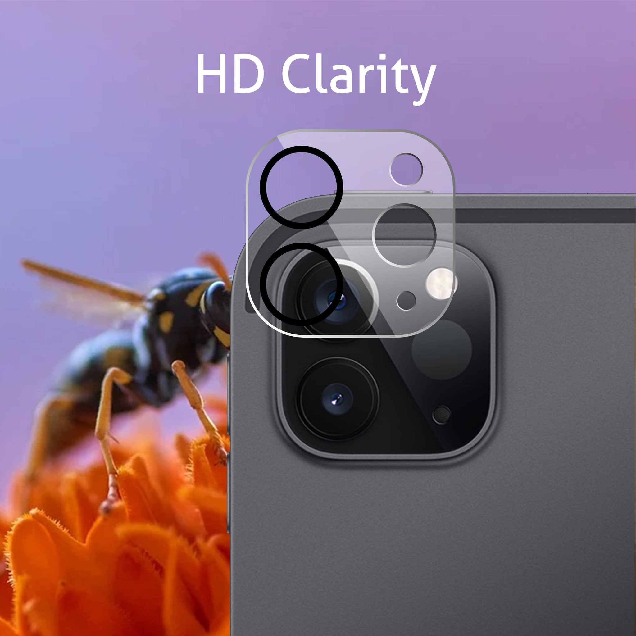 Ailun Camera Lens Protector for iPad Pro 11 Inch 2024 5th Generation and iPad Pro 13 Inch 2024 7th Generation, 9H Hardness,Ultra HD,Anti-Scratch,Case Friendly [Does not Affect Night Shots][3 Pack]