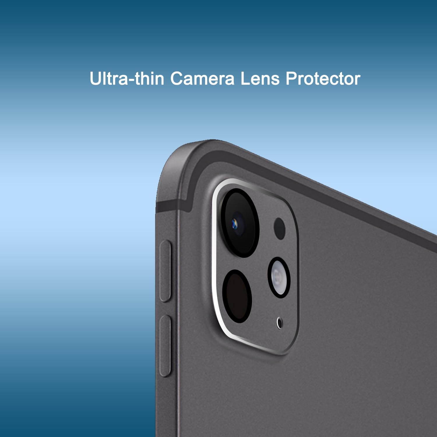 Ailun Camera Lens Protector for iPad Pro 11 Inch 2024 5th Generation and iPad Pro 13 Inch 2024 7th Generation, 9H Hardness,Ultra HD,Anti-Scratch,Case Friendly [Does not Affect Night Shots][3 Pack]