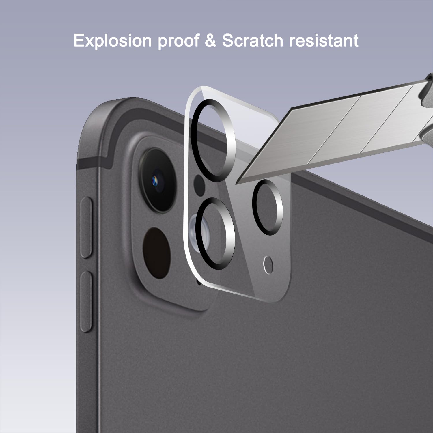 Ailun Camera Lens Protector for iPad Pro 11 Inch 2024 5th Generation and iPad Pro 13 Inch 2024 7th Generation, 9H Hardness,Ultra HD,Anti-Scratch,Case Friendly [Does not Affect Night Shots][3 Pack]