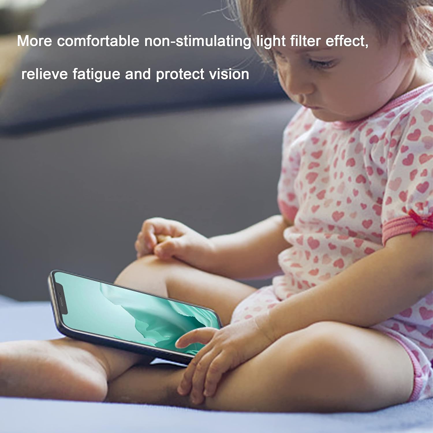 Ailun [Eye Protection] Anti Blue Light Screen Protector for iPhone 12 Pro Max 2 Pack [6.7 inch]+ 2 Pack Camera Lens Protector, Case Friendly Tempered Glass Film,[9H Hardness] - HD