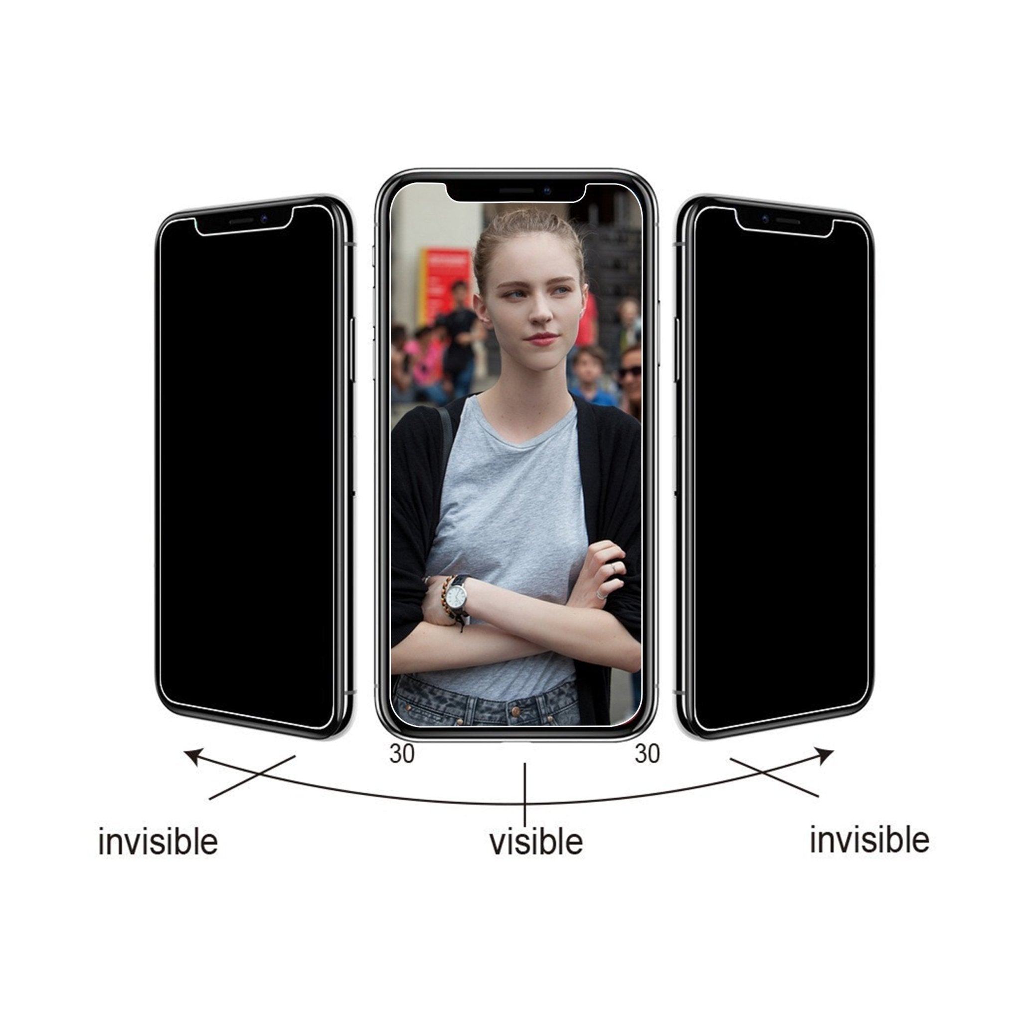 Ailun Privacy Screen Protector for iPhone 16e / iPhone 14 / iPhone 13 / iPhone 13 Pro [6.1 Inch] 2 Pack Anti Spy Private Tempered Glass Anti-Scratch Case Friendly [Not for iPhone 16 6.1 Inch]