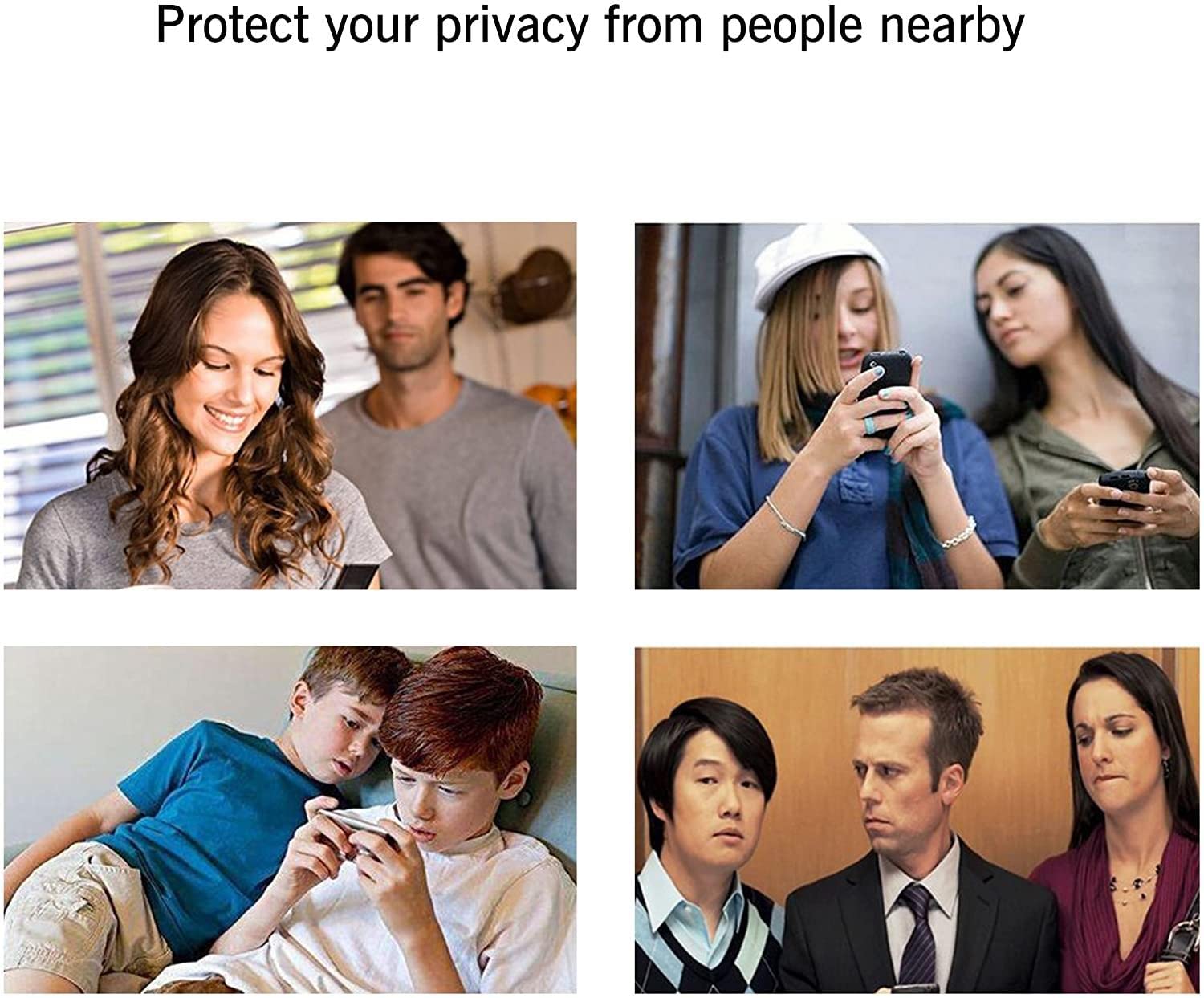 Ailun Privacy Screen Protector for iPhone 16e / iPhone 14 / iPhone 13 / iPhone 13 Pro [6.1 Inch] 2 Pack Anti Spy Private Tempered Glass Anti-Scratch Case Friendly [Not for iPhone 16 6.1 Inch]