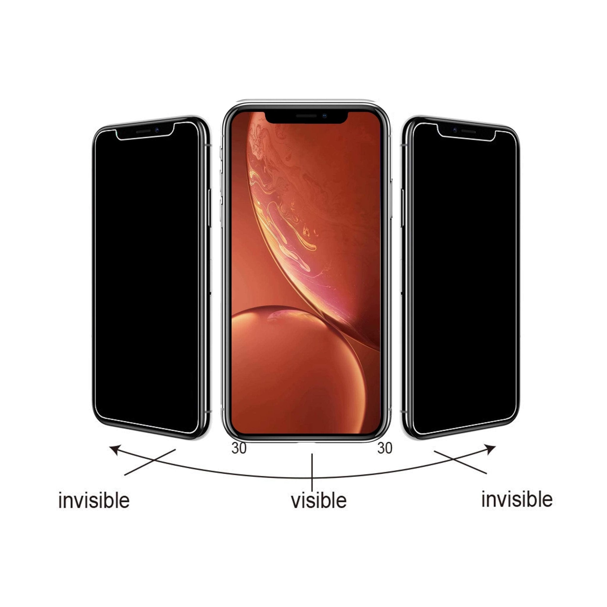 Ailun Privacy Screen Protector for iPhone 16e / iPhone 14 / iPhone 13 / iPhone 13 Pro [6.1 Inch] 2 Pack Anti Spy Private Tempered Glass Anti-Scratch Case Friendly [Not for iPhone 16 6.1 Inch]