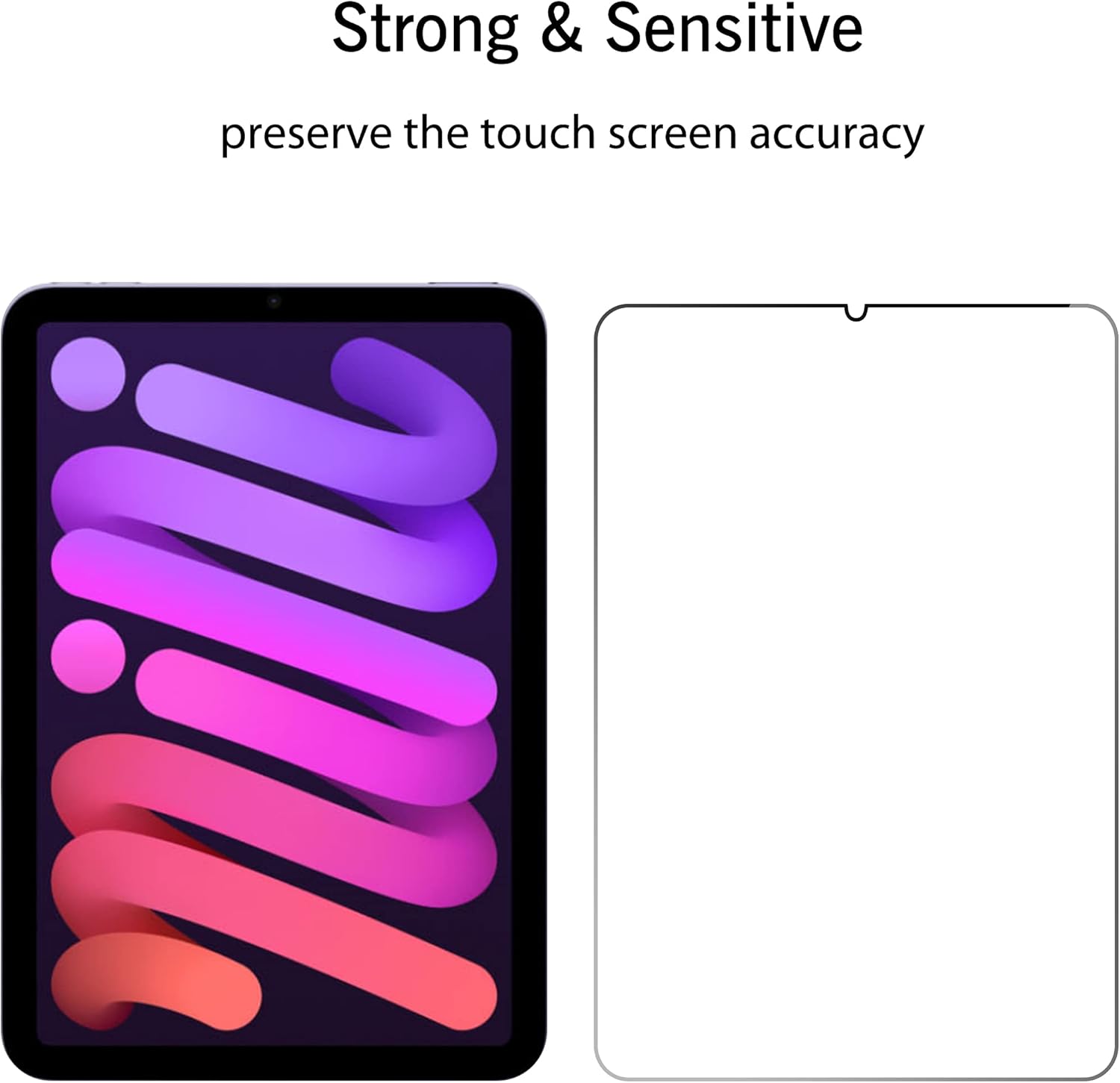 Ailun Screen Protector for iPad Mini [8.3 Inch] [Mini 7 A17 Pro 7th Gen 2024 & Mini 6th Gen 2021 Release] Tempered Glass 2.5D Edge,iPad Mini 7 & 6,Case Friendly [3 Pack]