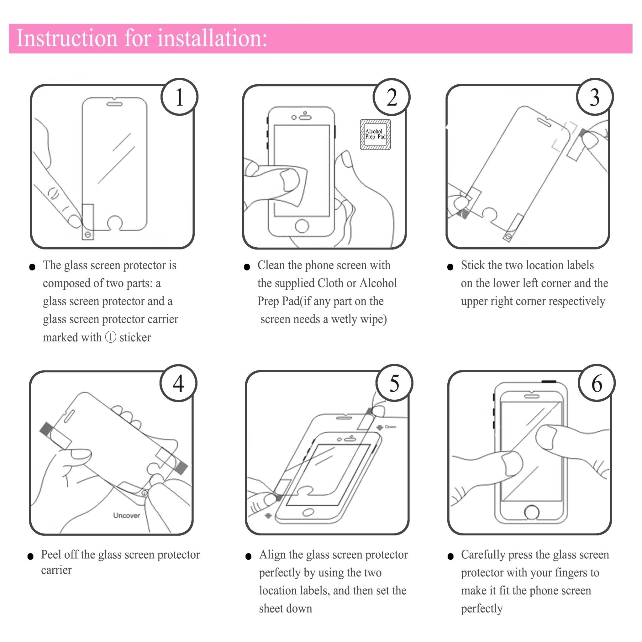 Ailun Screen Protector for iPhone 16e / iPhone 14 / iPhone 13 / iPhone 13 Pro [6.1 Inch] Display 3 Pack Tempered Glass, Case Friendly [Not for iPhone 16 6.1 Inch]