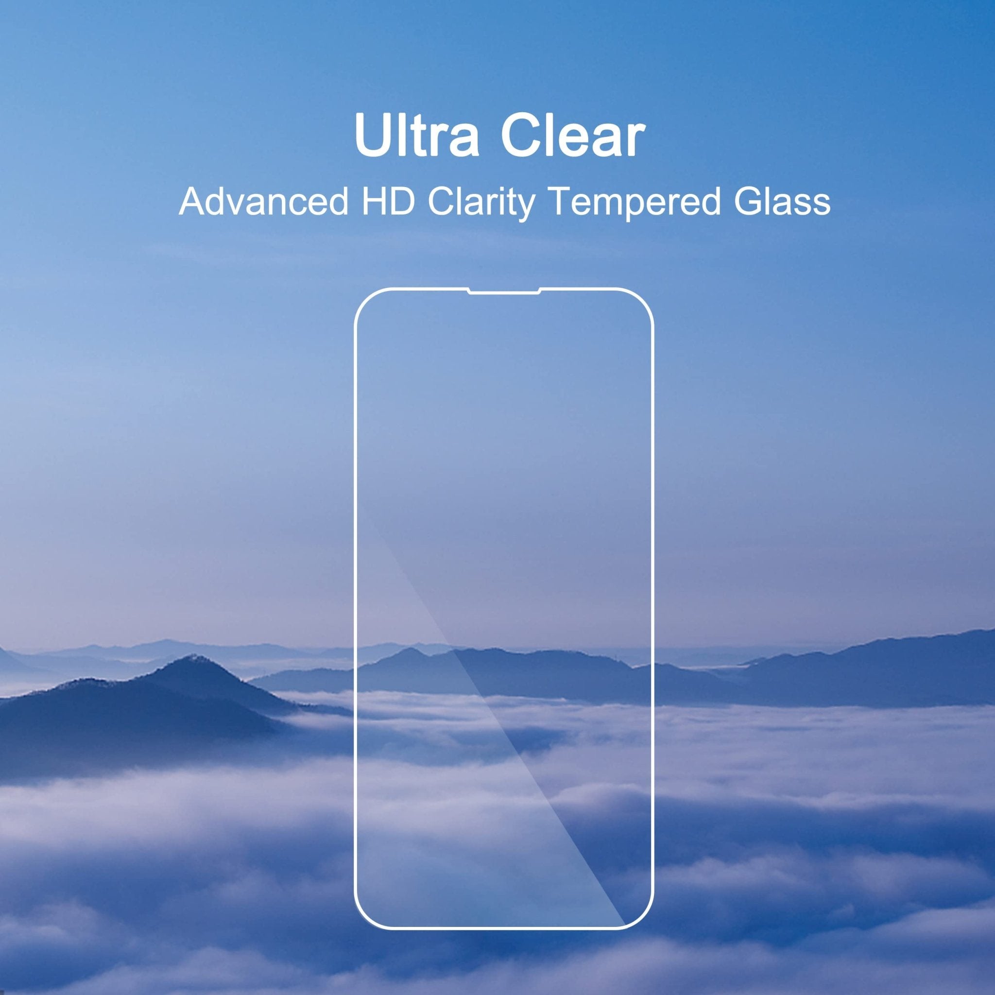 Ailun Screen Protector for iPhone 16e / iPhone 14 / iPhone 13 / iPhone 13 Pro [6.1 Inch] Display 3 Pack Tempered Glass, Case Friendly [Not for iPhone 16 6.1 Inch]