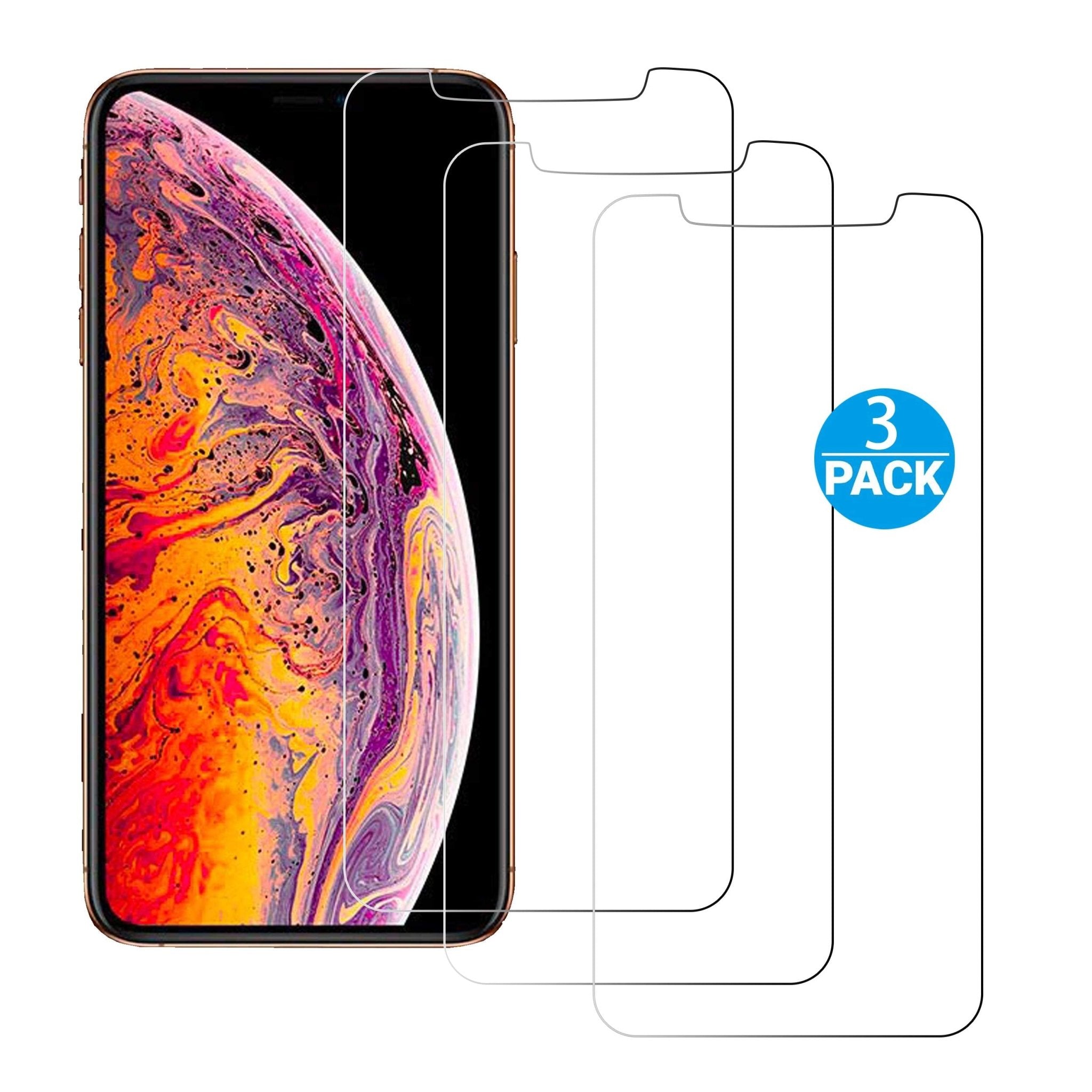 Ailun Screen Protector for iPhone 16e / iPhone 14 / iPhone 13 / iPhone 13 Pro [6.1 Inch] Display 3 Pack Tempered Glass, Case Friendly [Not for iPhone 16 6.1 Inch]