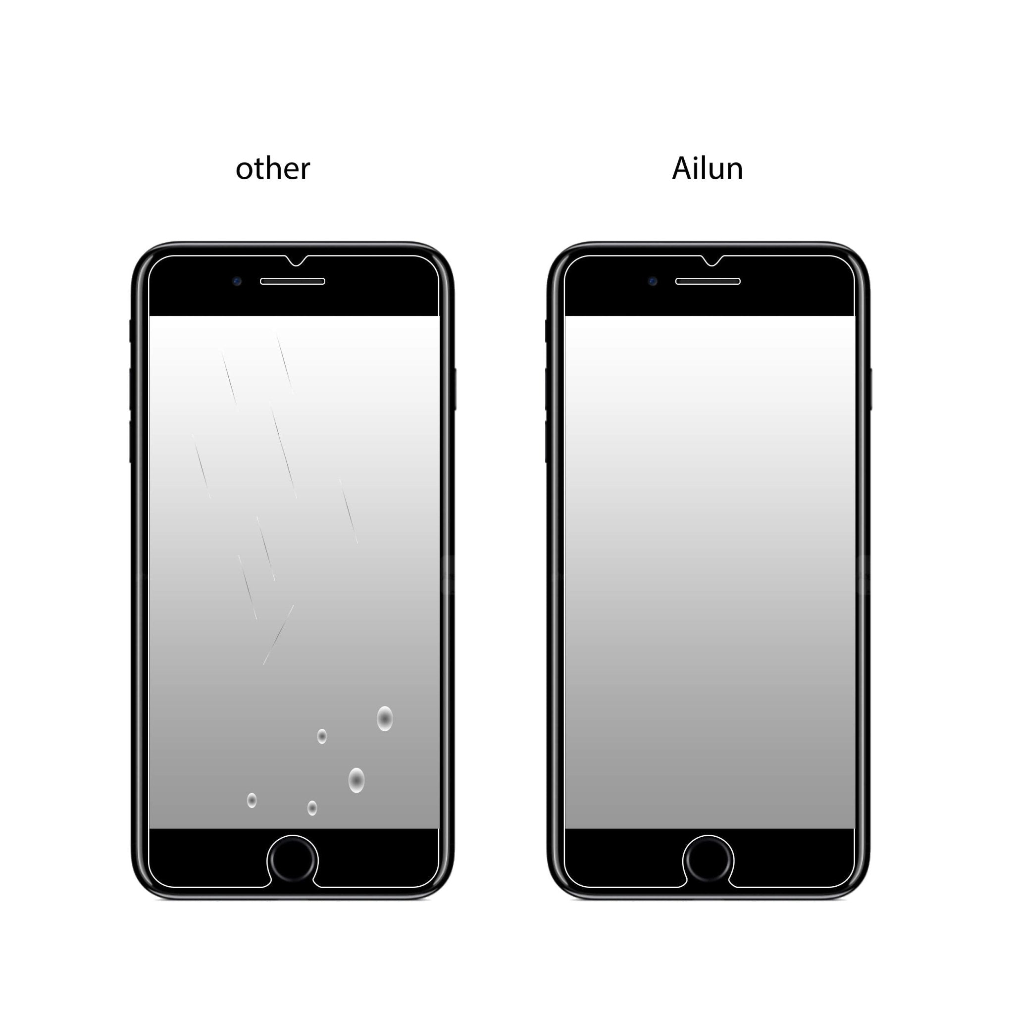 Ailun Screen Protector for iPhone 16e / iPhone 14 / iPhone 13 / iPhone 13 Pro [6.1 Inch] Display 3 Pack Tempered Glass, Case Friendly [Not for iPhone 16 6.1 Inch]