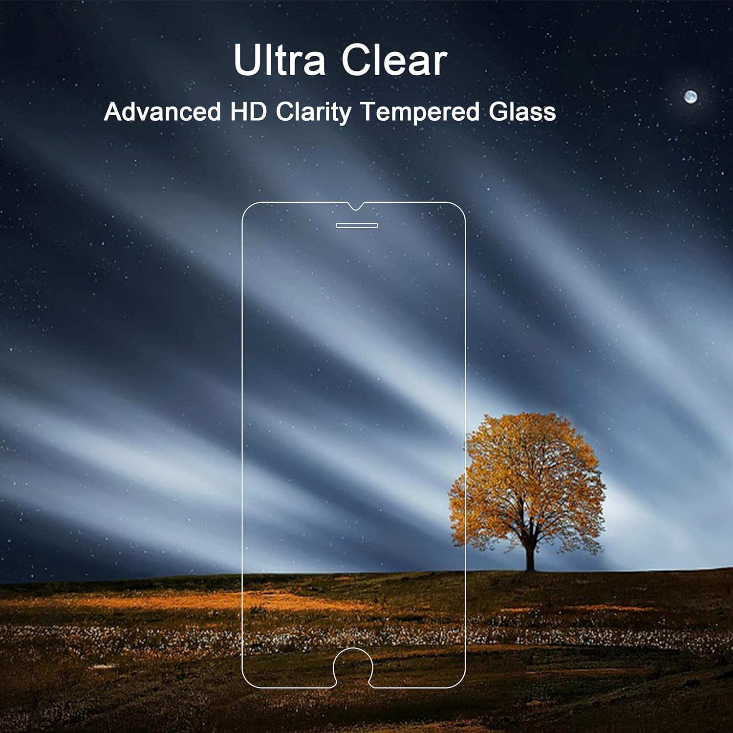 Ailun Screen Protector for iPhone SE 2022 3rd Generation, [3Pack] Case Friendly Tempered Glass