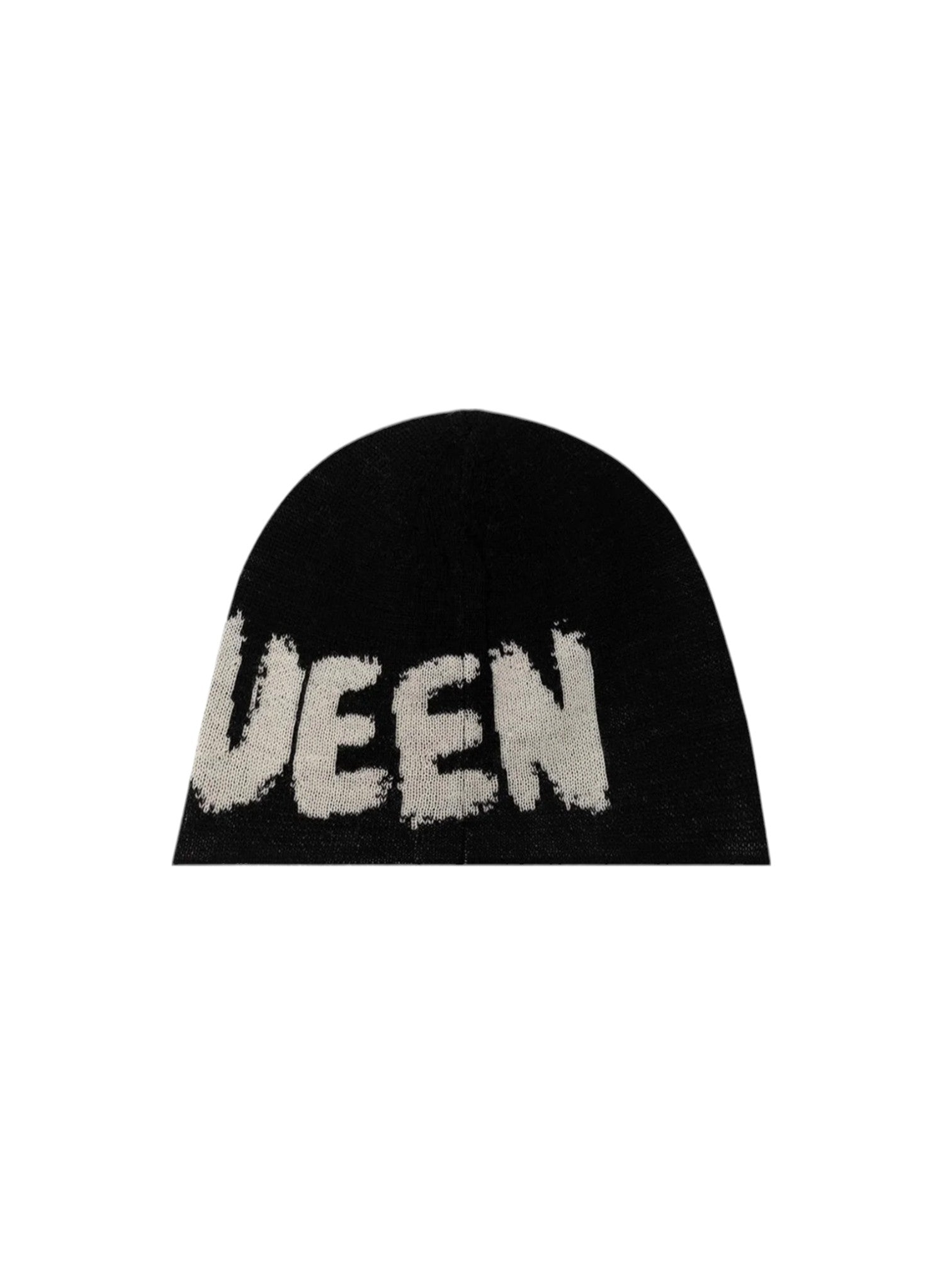 Alexander McQueen Logo Embroidered Knitted Beanie, Black