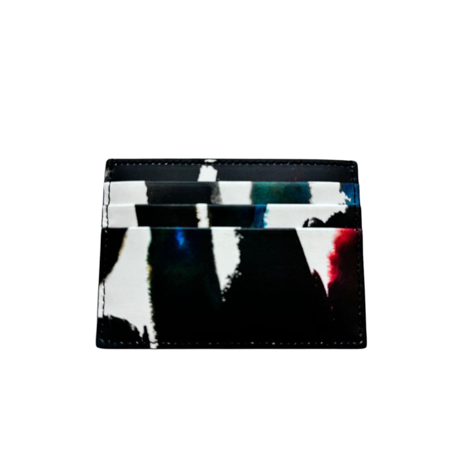 Alexander McQueen The Harness  All Over Print Multicolor Card Holder