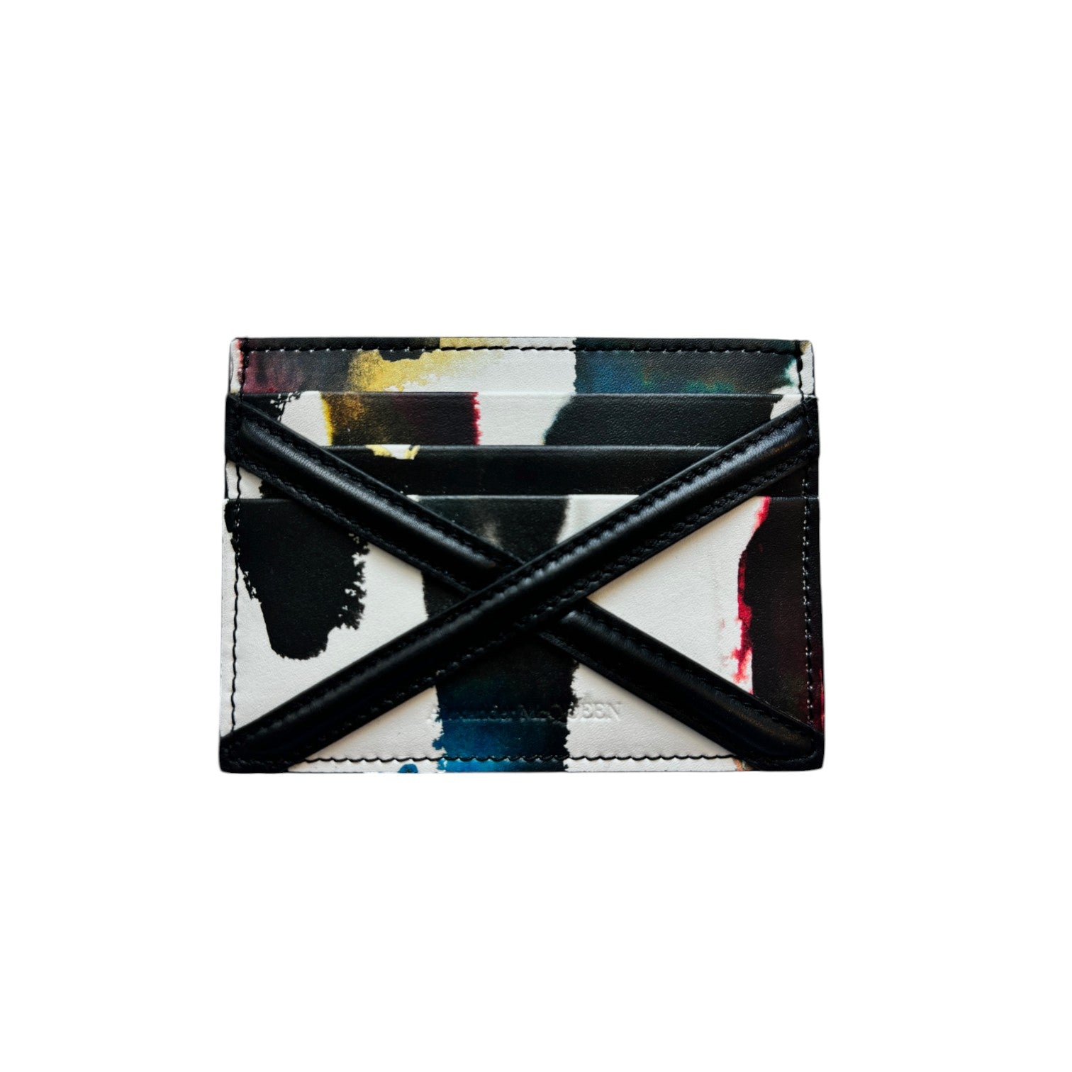 Alexander McQueen The Harness  All Over Print Multicolor Card Holder
