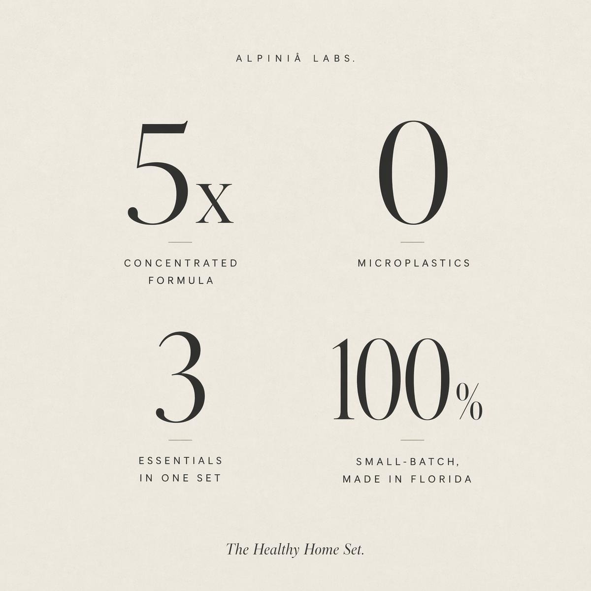 Healthy Home Set: From Laundry to Healthy Home Set