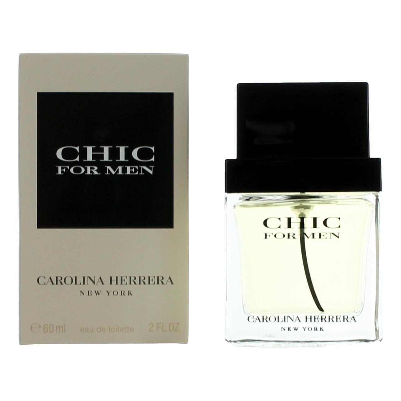 Carolina Herrera Chic Eau De Toilette Spray for Men 2 Oz
